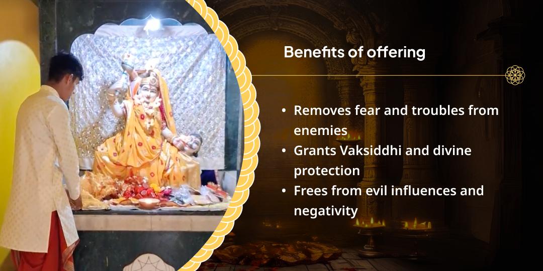 Gupt Navratri Ashtami Maa Baglamukhi Chadhava
