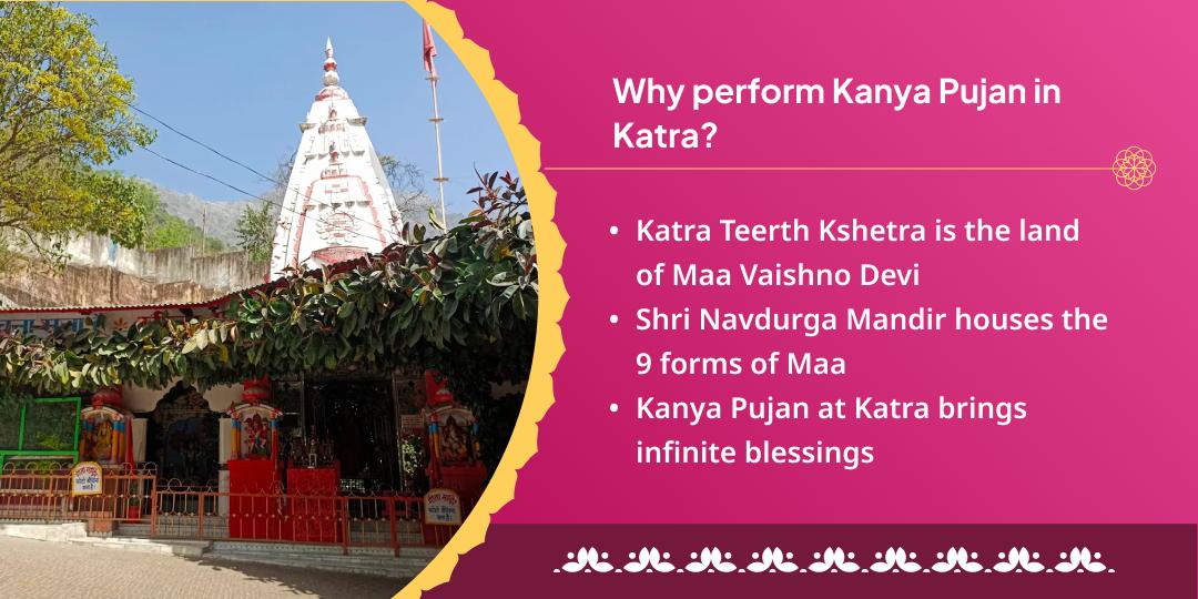 Gupt Navratri Navami Katra Teerth Kshetra Kanya Pujan
