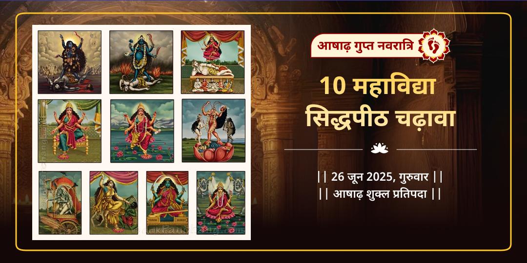 गुप्त नवरात्रि प्रथम दिवस 10 महाविद्या चढ़ावा
