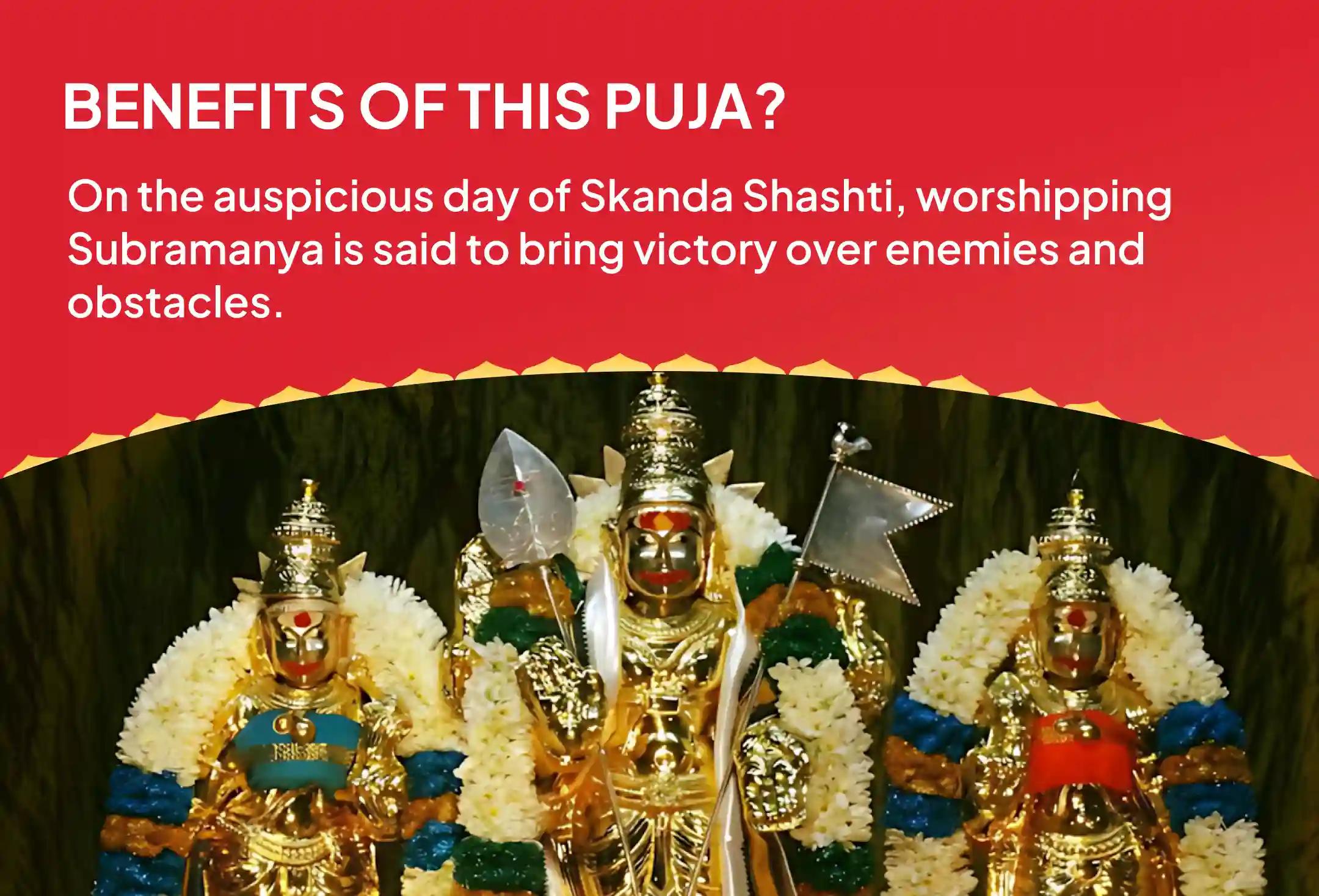 Skanda Shashti God of War Special Shatru Samhara Trishati Homa For Blessing to Attain Victory over Enemies and Adversities in Life