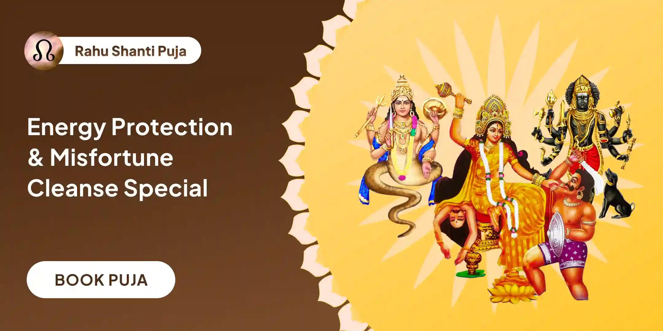 Special Negativity Removal Puja of Maa Baglamukhi, Bhairav, and Rahu