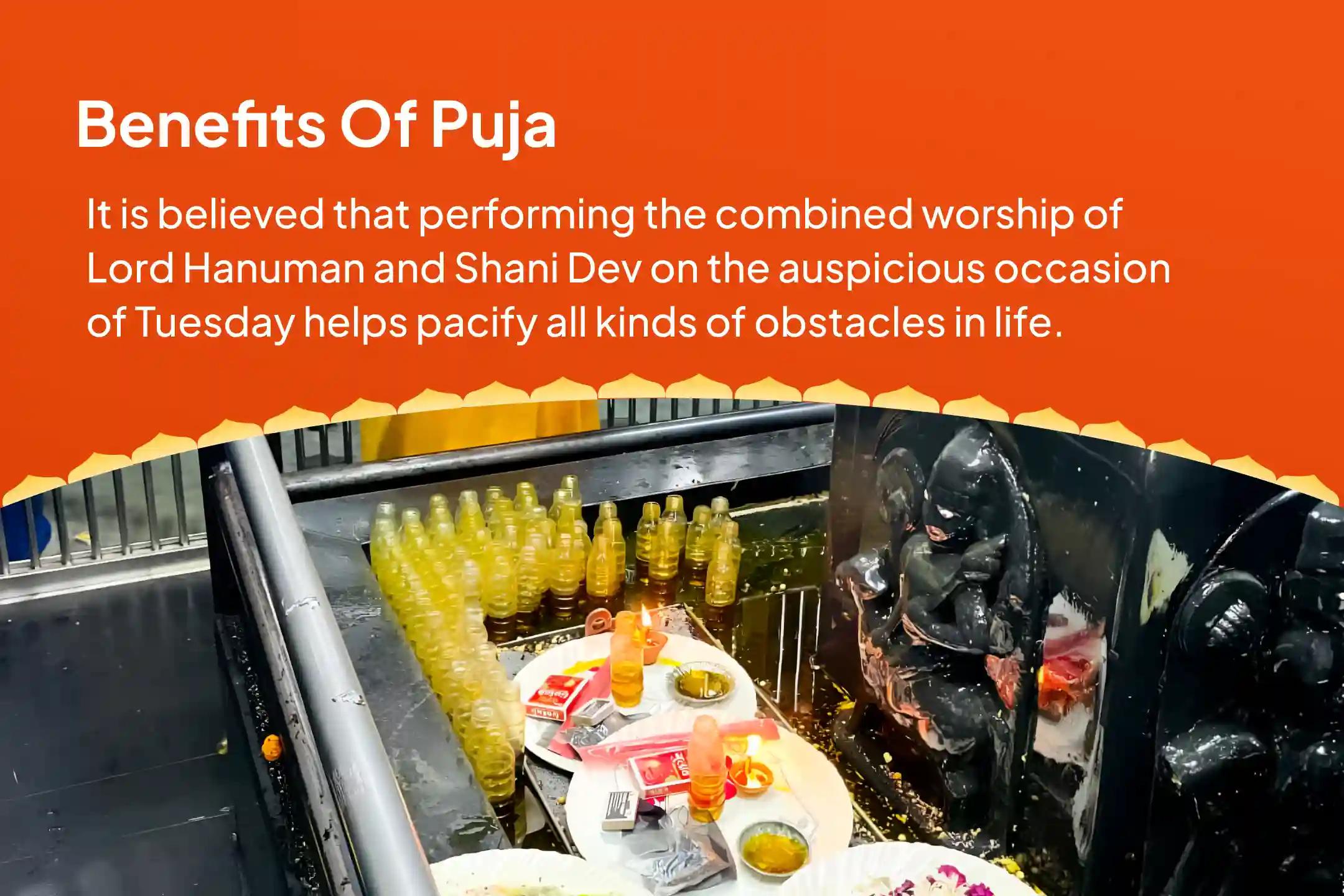 Shani-Hanuman Ujjain-Ayodhya Combo Special Hanuman Garhi Sindoor Chandan Abhishek, 11,000 Hanuman Mool Mantra Japa and Shani Til Tel Abhishek For Hanuman's Blessings to Overcome Hurdles in Life