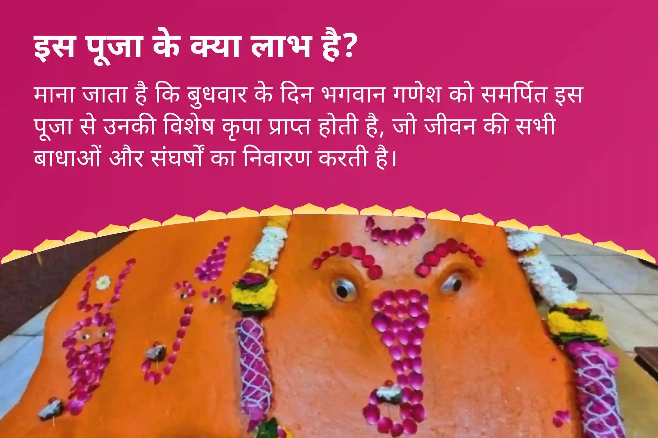 जीवन में सभी बाधाओं और संघर्षों को दूर करने के लिए बुधवार गणेश 'बाधा निवारण' विशेष गणेश विघ्नहर्ता पूजा एवं हवन