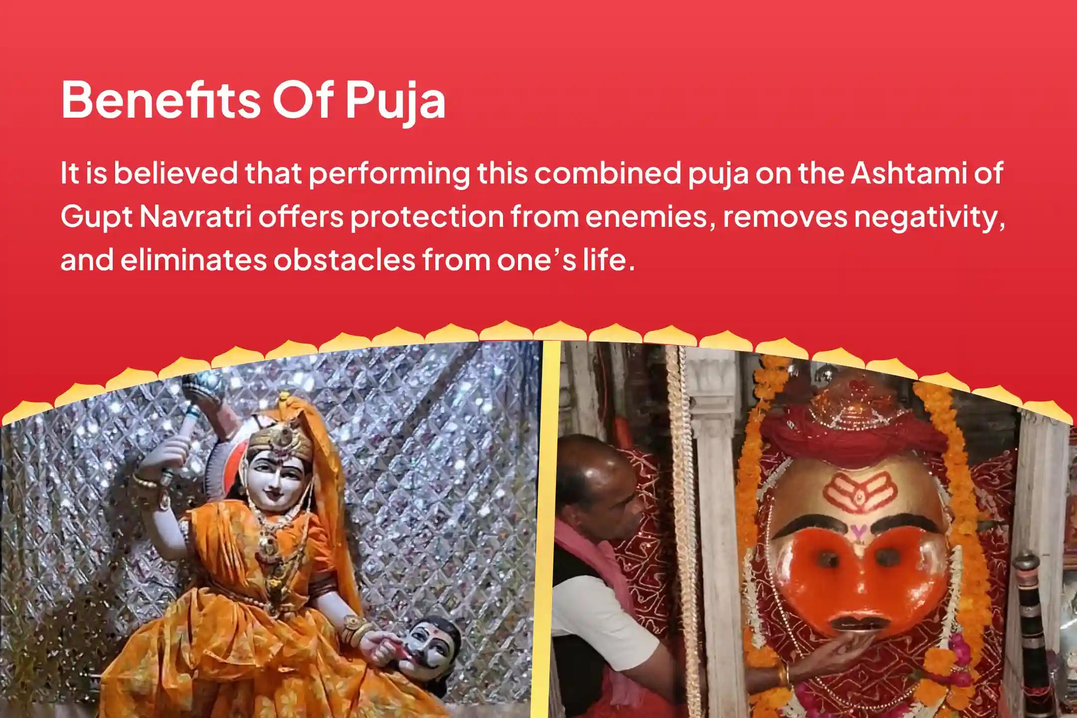 Gupt Navratri Ashtami Bagalamukhi-Bhairav-Hanuman Special Maa Bagalamukhi, Kaal Bhairav and Sankat Mochan Hanuman Sarva Kasht Nivaran Puja and Yagya  For Protection from Enemies, Destroying Negativity and Removing Obstacles in Life