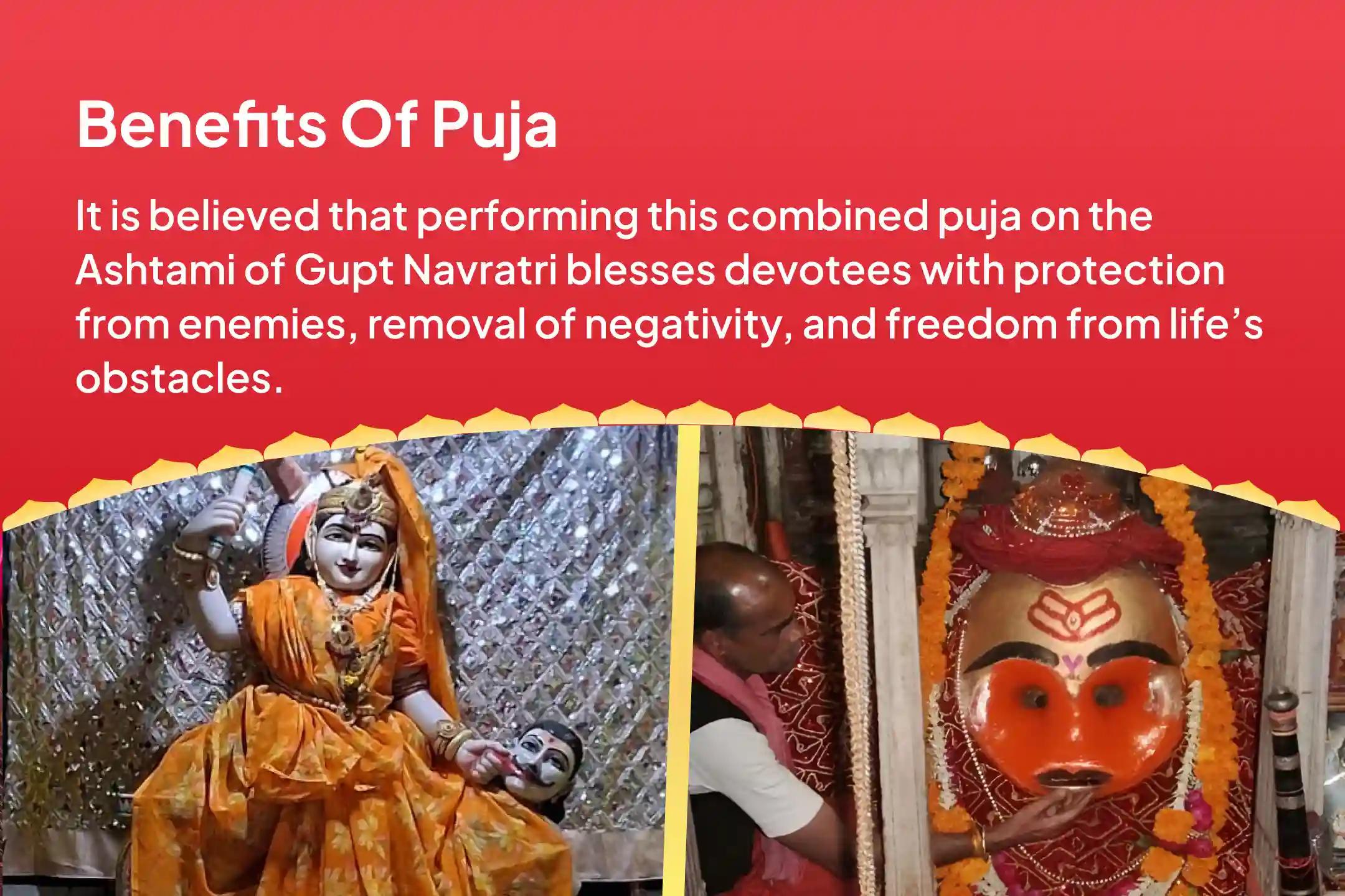 Bhakti-Shakti Gupt Navratri Ashtami Special Bagalamukhi-Bhairav & Hanuman Triple Energy Boost Puja & Yagya For Protection From Enemies and Negativity