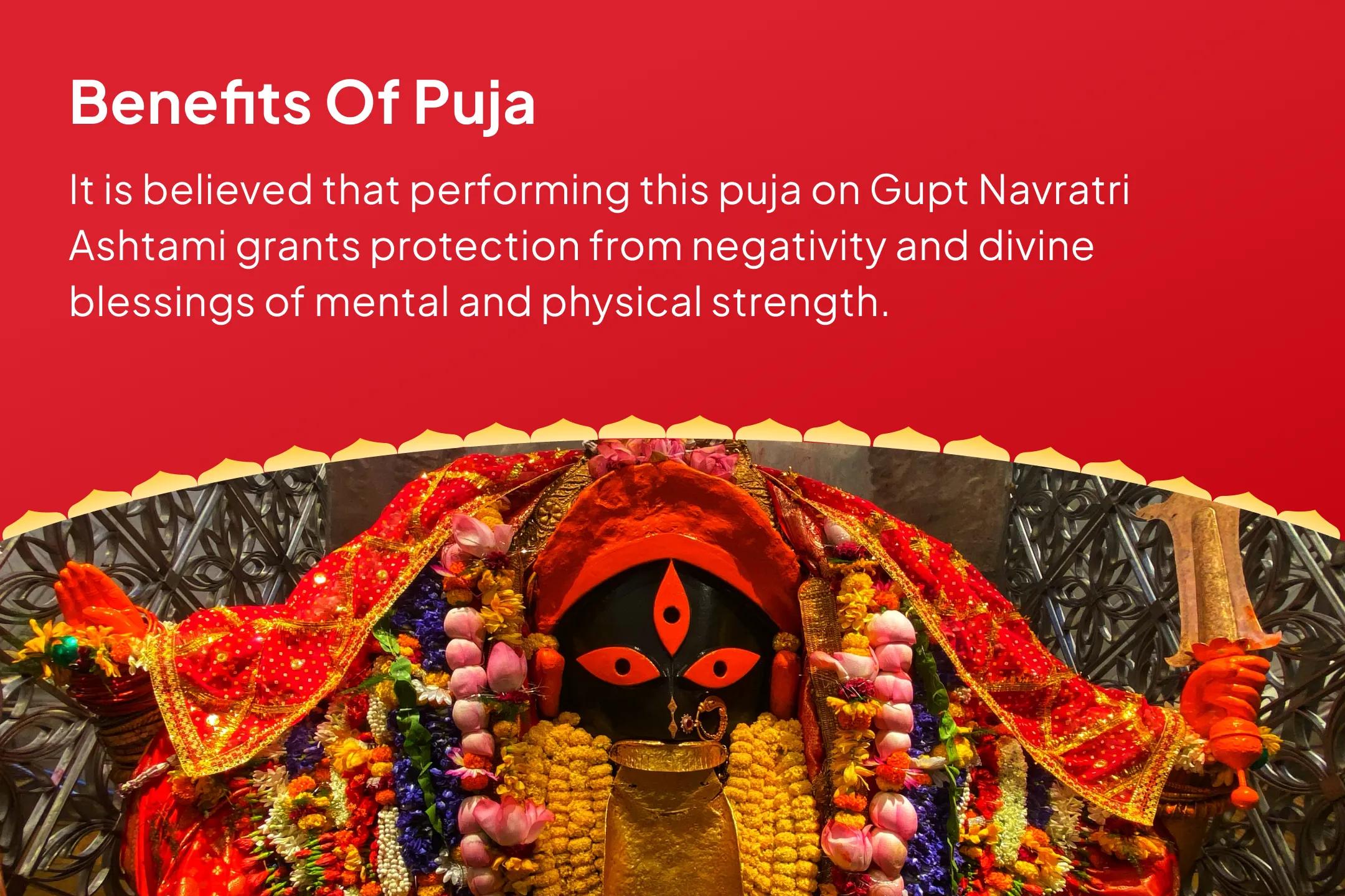 Gupt Navratri Ashtami Mahavidya Anushthan 10 Mahavidhya Puja, Sankalp & Tantrokta Havan For Blessing of Mental and Physical Strength