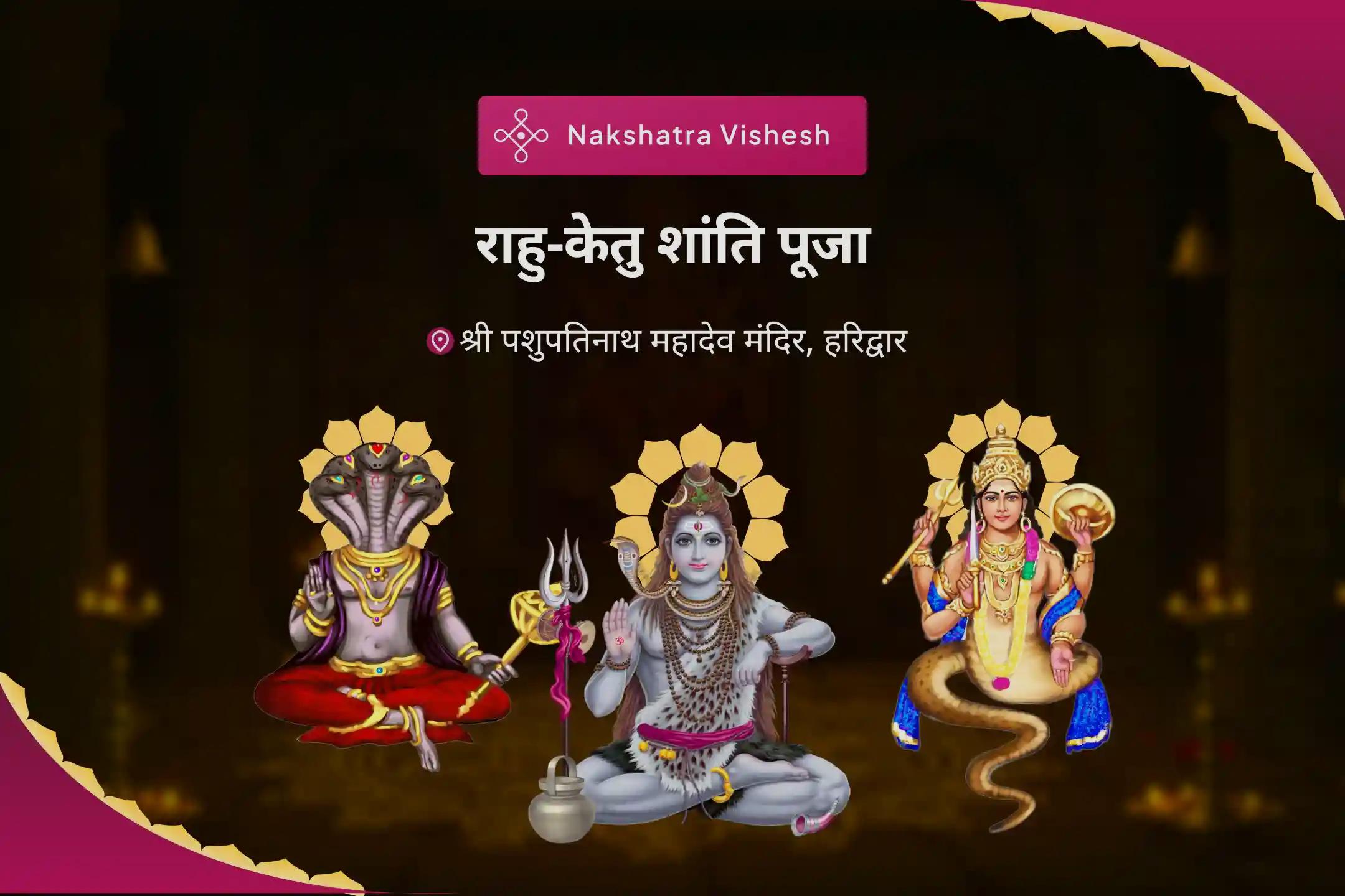 मानसिक स्पष्टता और बेहतर निर्णय लेने के आशीर्वाद के लिए राहु-केतु शांति नक्षत्र विशेष राहु-केतु पीड़ा शांति पूजा एवं शिव रुद्राभिषेक