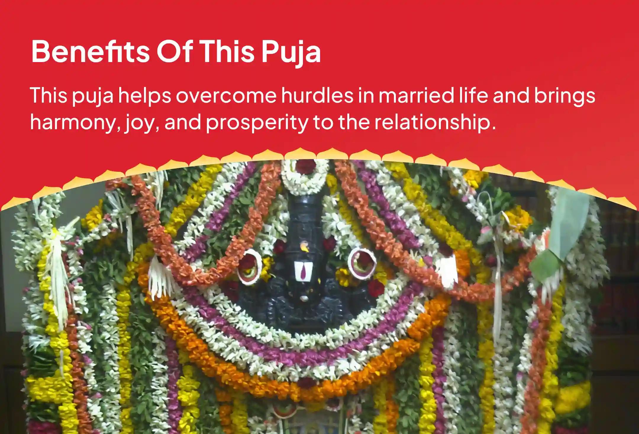 Toli Ekadashi Satyanarayan Puja Special Lakshmi Narayan Kalyanotsavam for overcoming obstacles and gaining happiness in married life