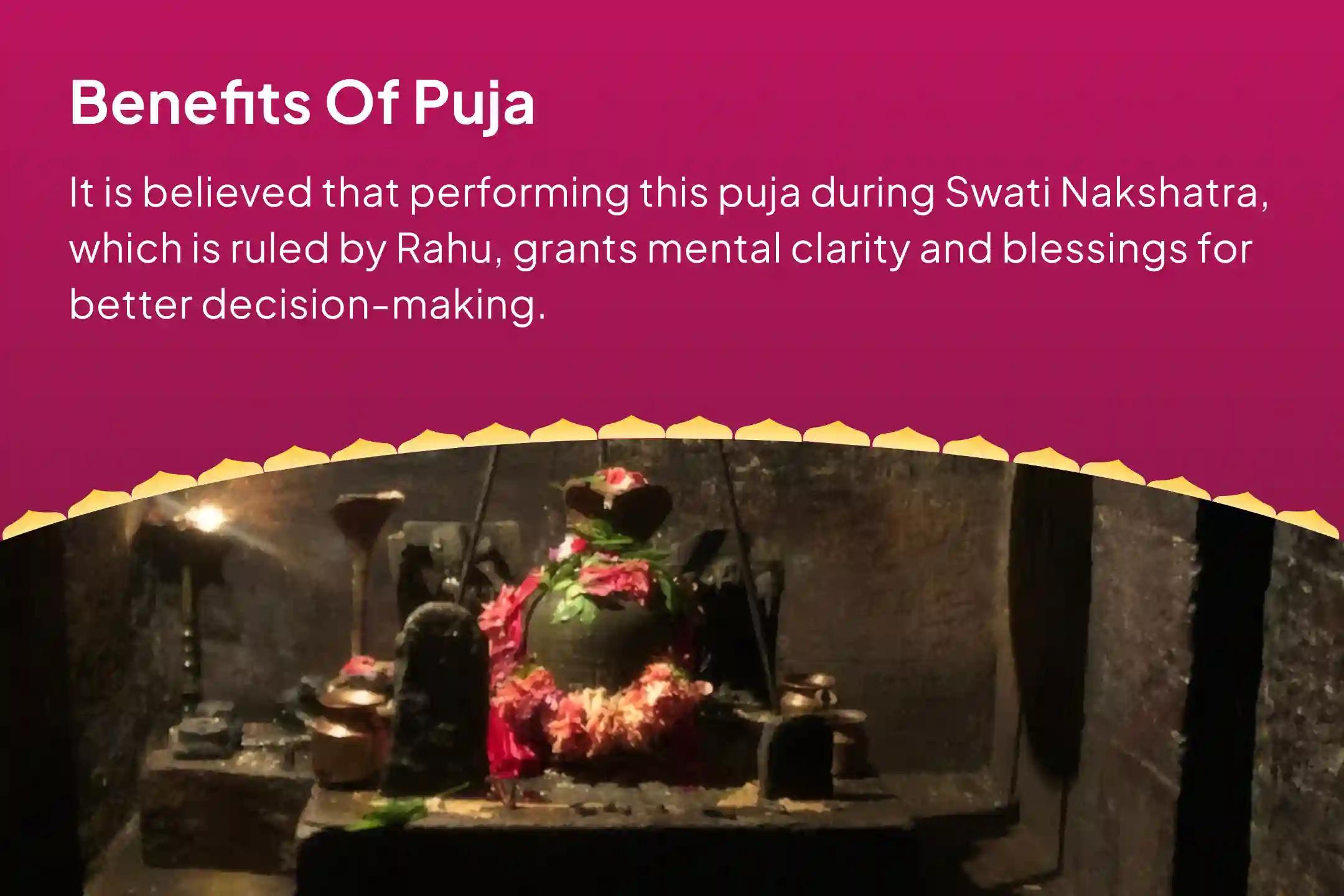 Rahu-Ketu Shanti Nakshatra Special Rahu-Ketu Peeda Shanti Puja and Shiv Rudrabhishek For the blessings of mental clarity and improved decision-making