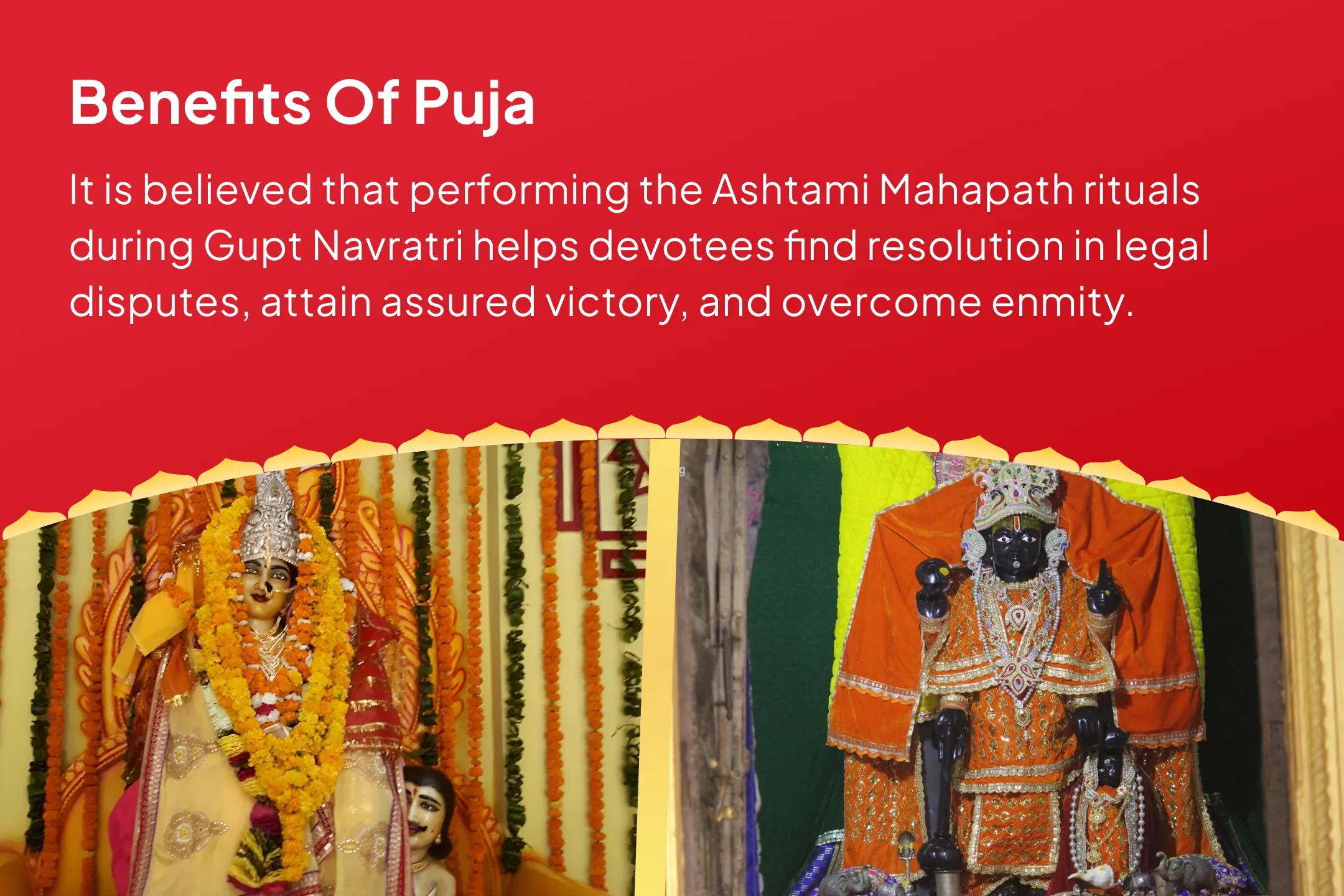 Gupt Navaratri Ashtami Mahapath Combo Special 36,000 Maa Bagalamukhi Mantra Jaap and Narayan Sudarshan Kavacham Yagya For Resolving Legal Battles, Ensuring Victory, and Removing Enmity
