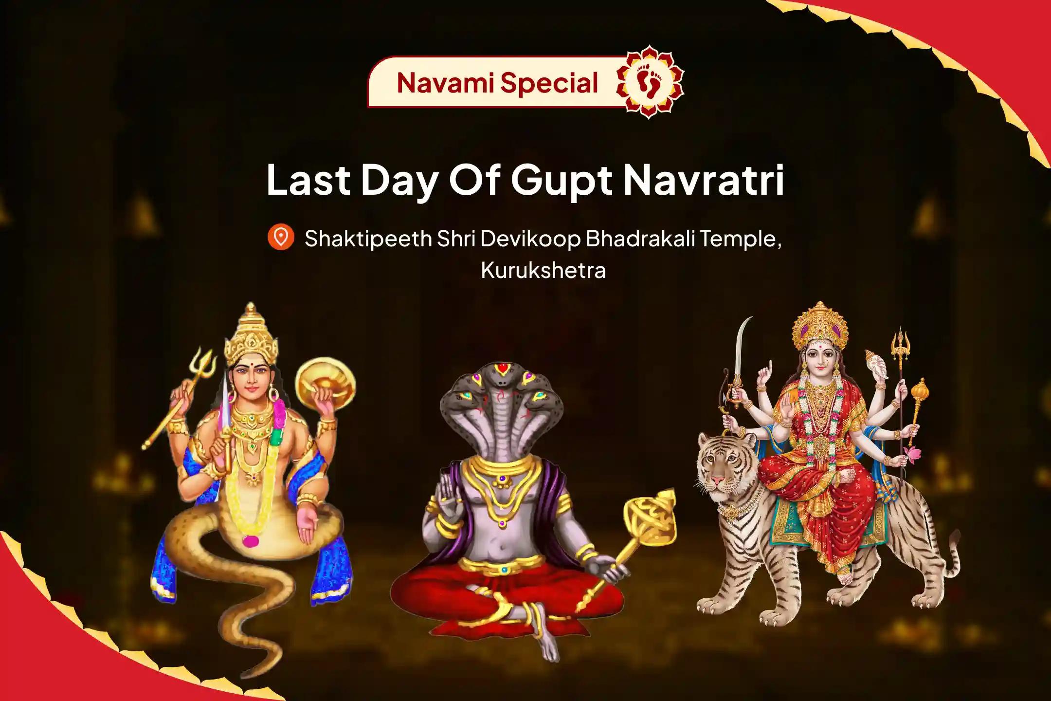 Last Day of Gupt Navaratri Special 25,000 Rahu-Ketu Mool Mantra Jaap, Durga Dwatrishat Naamamala and Durga Chandi Havan For Overcoming Delusion, Negativity and Ill-Health