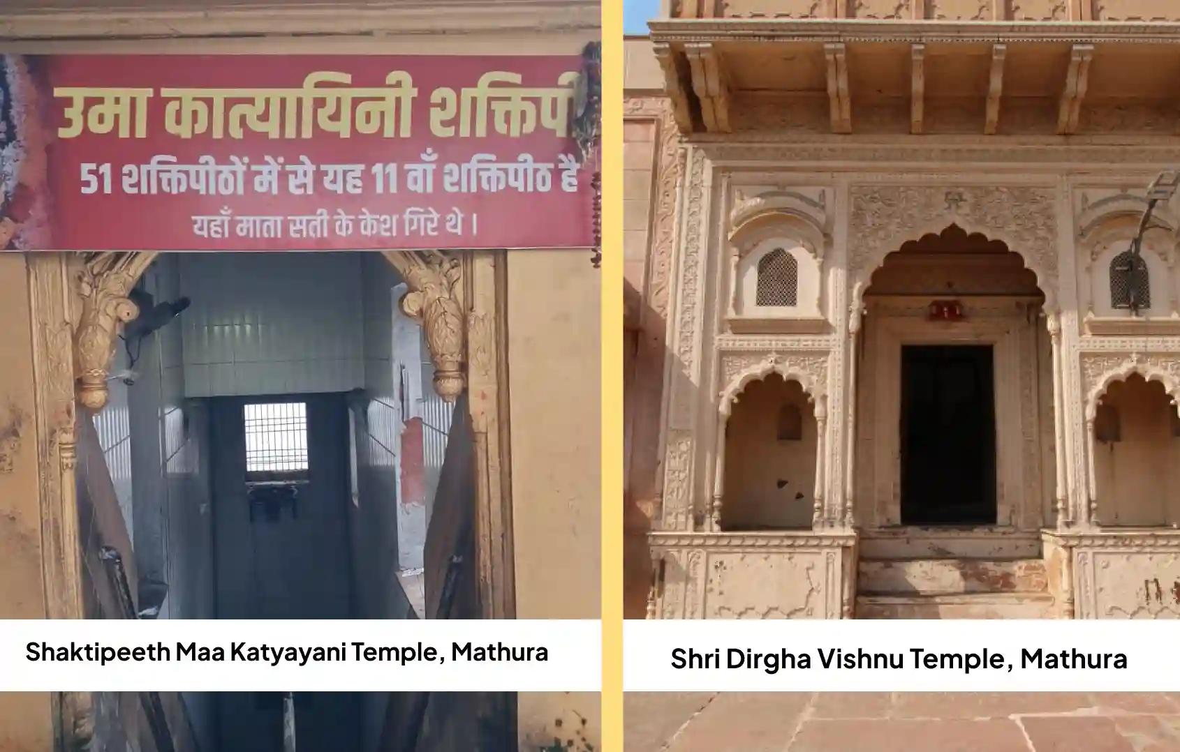 Shri Dirgh Vishnu Temple and Shaktipeeth Maa Katyayani Temple, Mathura, Uttar Pradesh