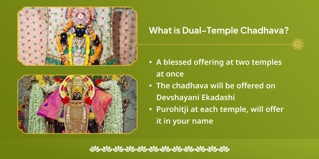 Devshayani Ekadashi Vishnu-Lakshmi Dual Temple Chadhava