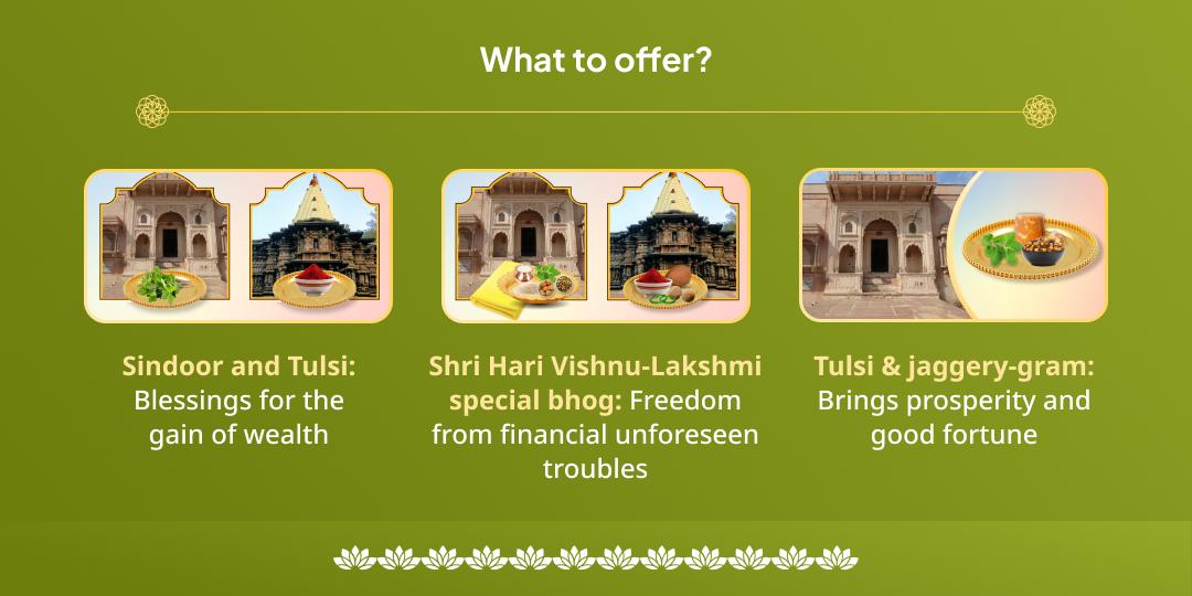 Devshayani Ekadashi Vishnu-Lakshmi Dual Temple Chadhava