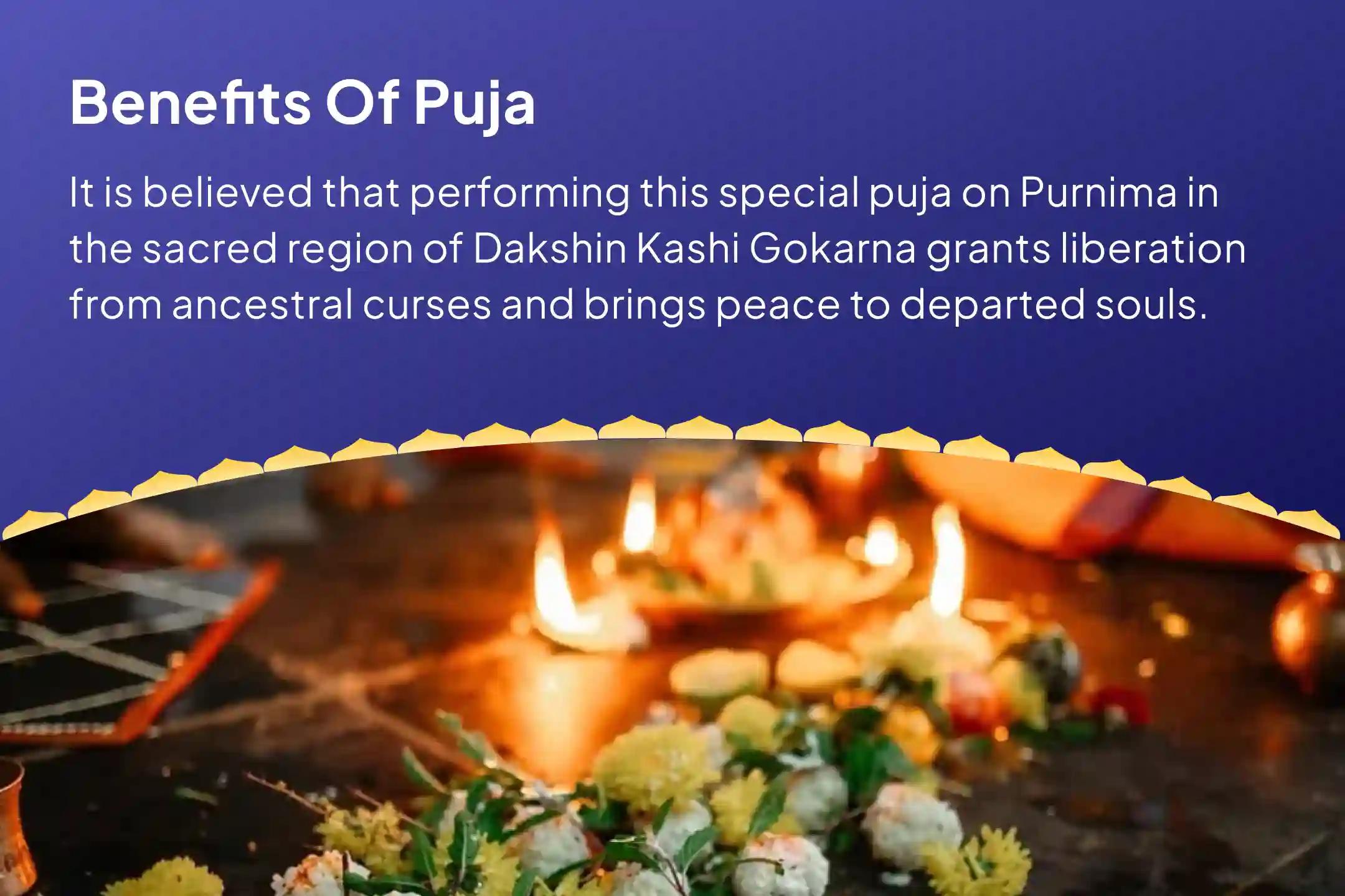 Ashadha Purnima Dakshin Kashi' Gokarna Teerth Kshetra Special Narayan Bali Puja, Tripindi Shradh Pitru Dosh Shanti Puja to Relieve Ancestral Curse and Bring peace for departed souls