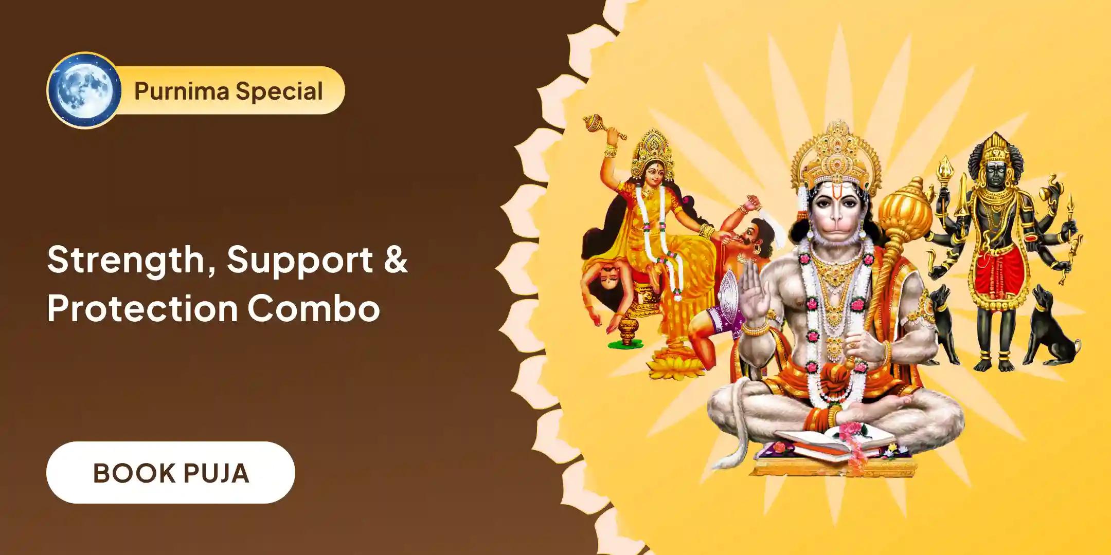Bagalamukhi-Bhairav & Hanuman Triple Energy Boost Puja & Yagya