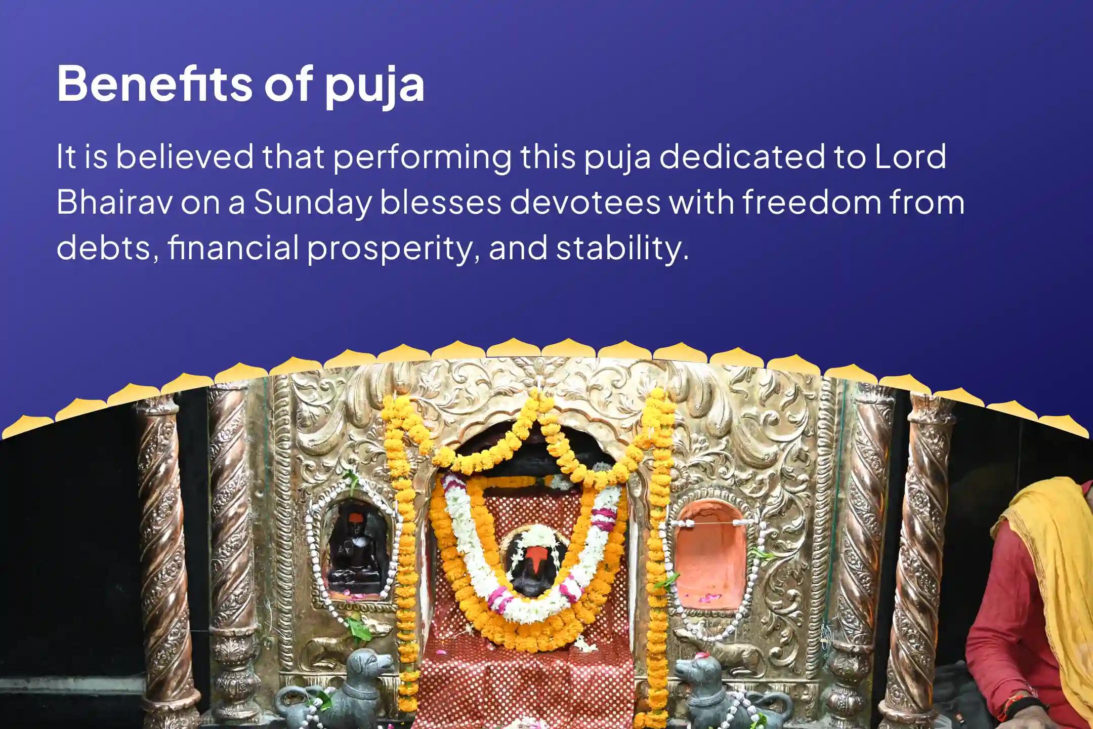 Shravan Sunday Bhairav Maha Anushthan Swarnakarshan Bhairav Puja for Wealth Stability, Negative Energy Protection & Hidden Obstacle Removal To Attract Prosperity, Shield Against Losses, & Remove Hidden Oppositions