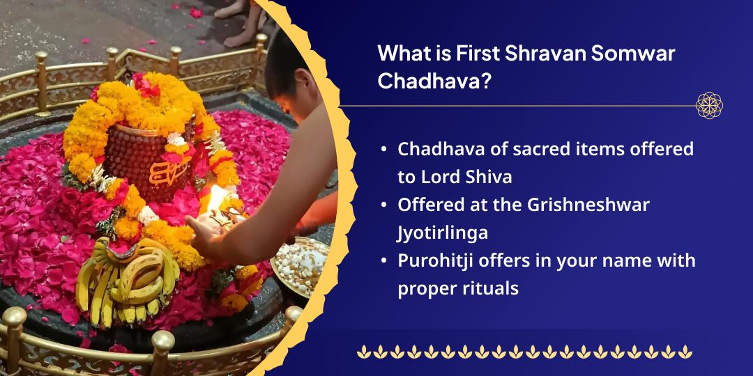 Shravan Somwar Grishneshwar Jyotirlinga Chadhava