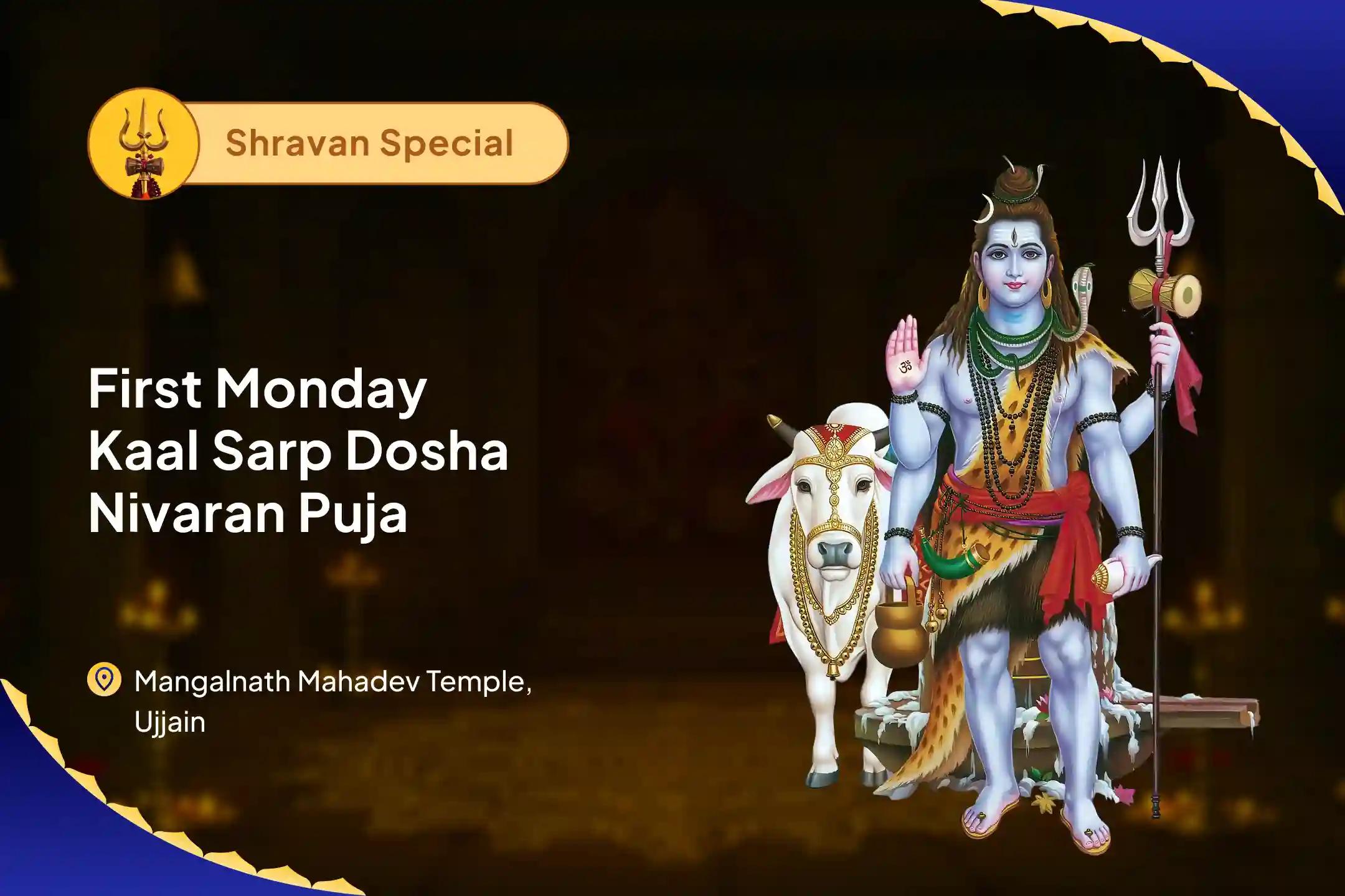 Shravan First Monday Kaal Sarp Dosha Nivaran Special Trinetra Kaal Sarp Shanti Anushthan at Ujjain Mangalnath Mahadev For Breaking Ancestral Karmic Cycles and Ending Repeating Life Struggles