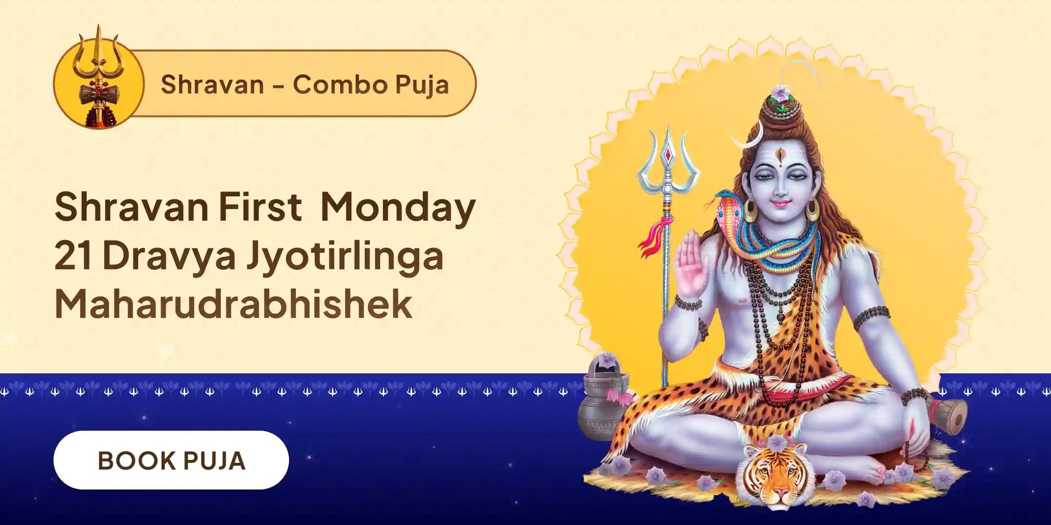 21 Dravya Maha Rudrabhishek and 1,00,008 Shiv Panchakshari Mantra Jaap