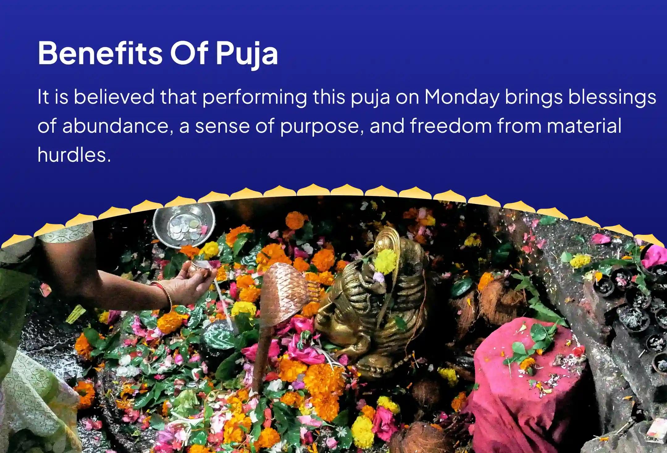 Trimbakeshwar Jyotirlinga Monday Special Jyotirlinga Trimbakeshwar Rudrabhishek Mahapuja For Blessings of Abundance, Purpose, and Freedom from Material Hurdles