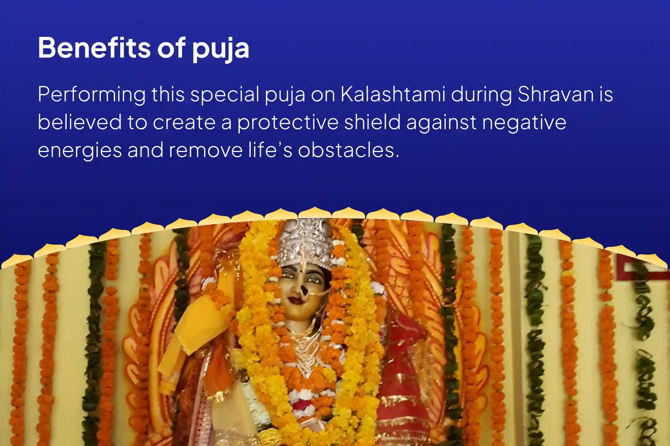 Shravan Kalashtami Evil Eye and Negativity Protection Special Evil Energy & Aura Cleansing Puja & Spiritual Shield Activation For Protection From Hidden Negativity And Overcoming Life Blocks