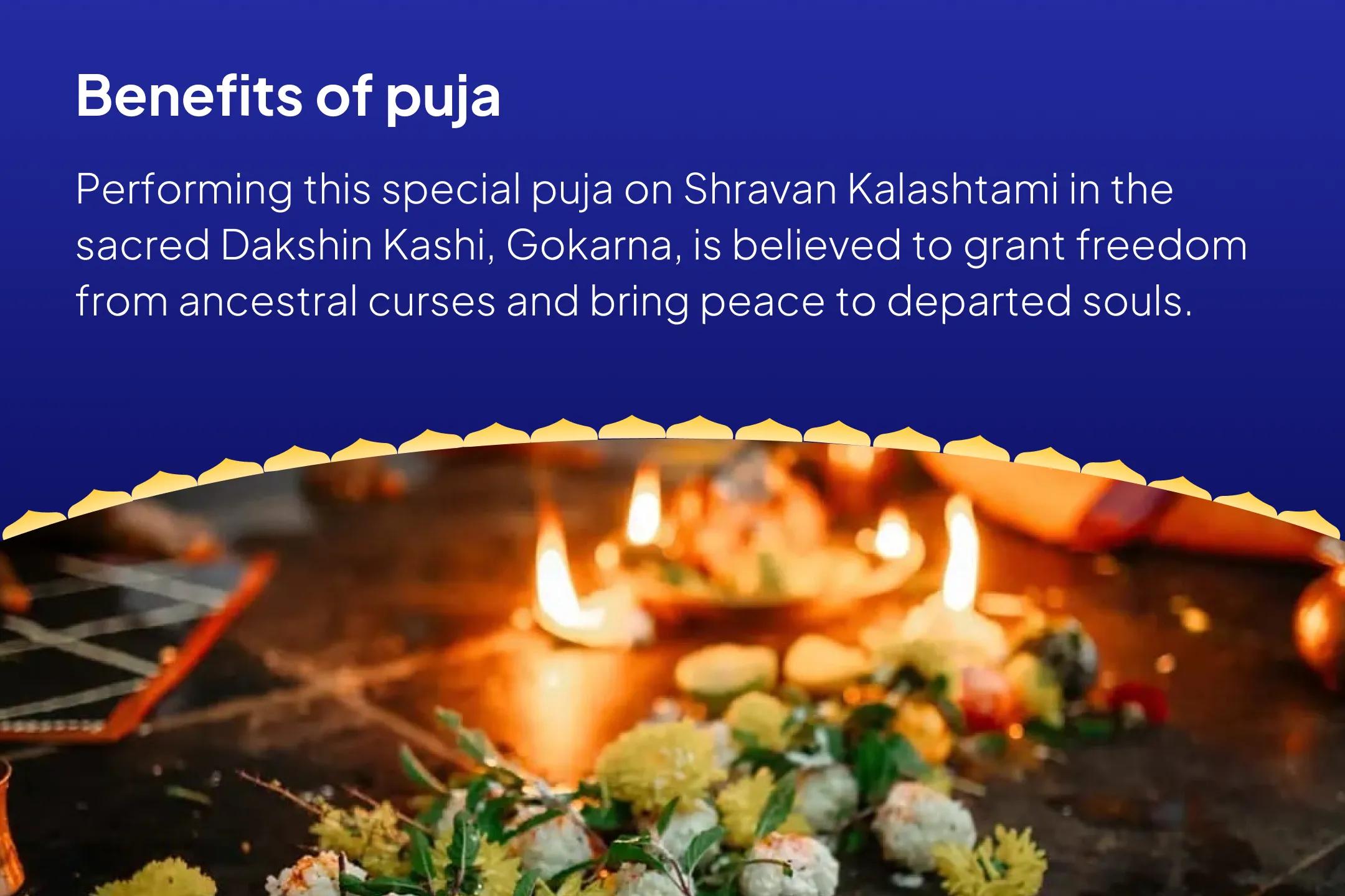 Shravan Kalashtami 'Dakshin Kashi' Gokarna Special Narayan Bali Puja, Tripindi Shradh Pitru Dosh Shanti Puja to Relieve Ancestral Curse and Bring peace for departed souls