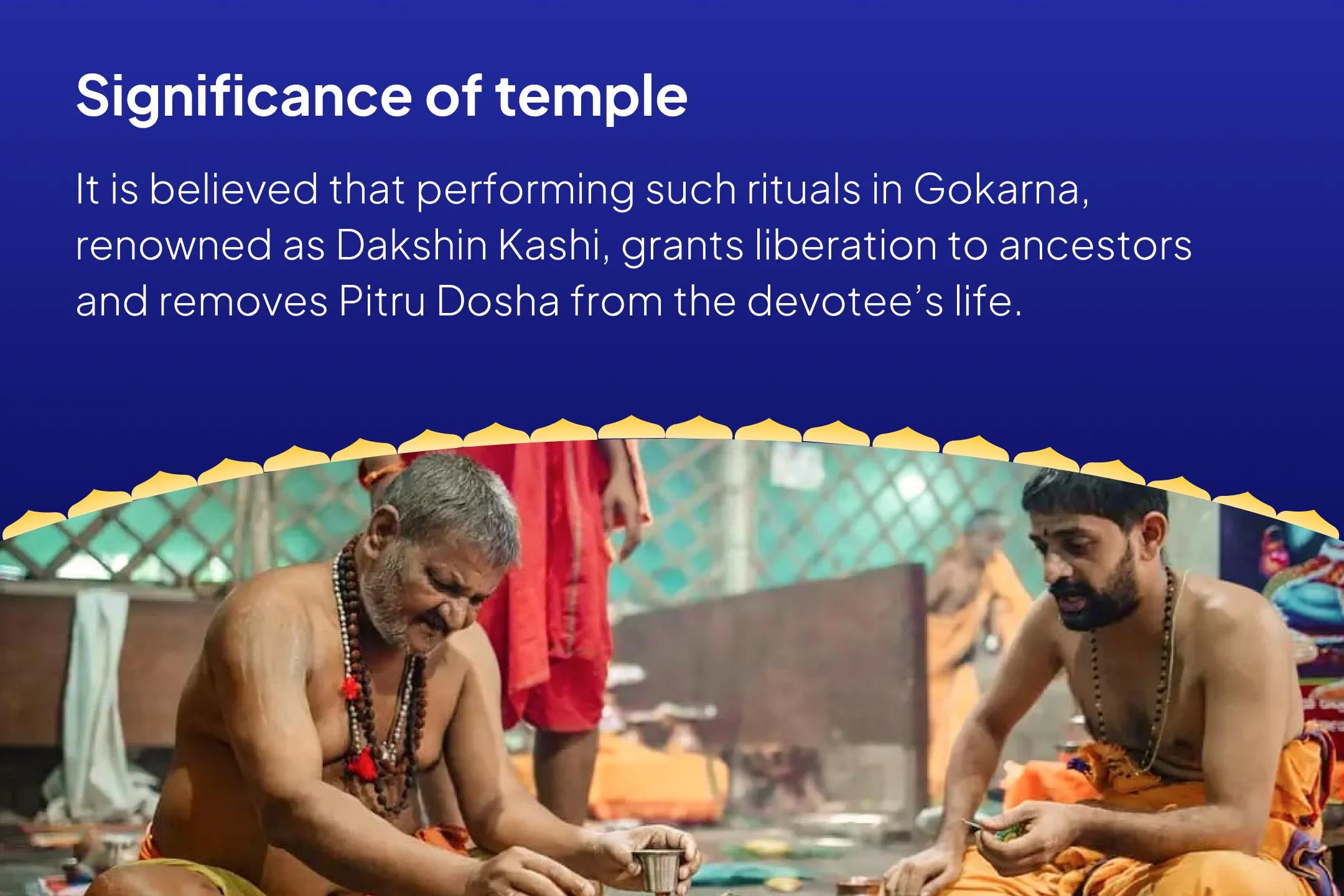 Shravan Kalashtami 'Dakshin Kashi' Gokarna Special Narayan Bali Puja, Tripindi Shradh Pitru Dosh Shanti Puja to Relieve Ancestral Curse and Bring peace for departed souls