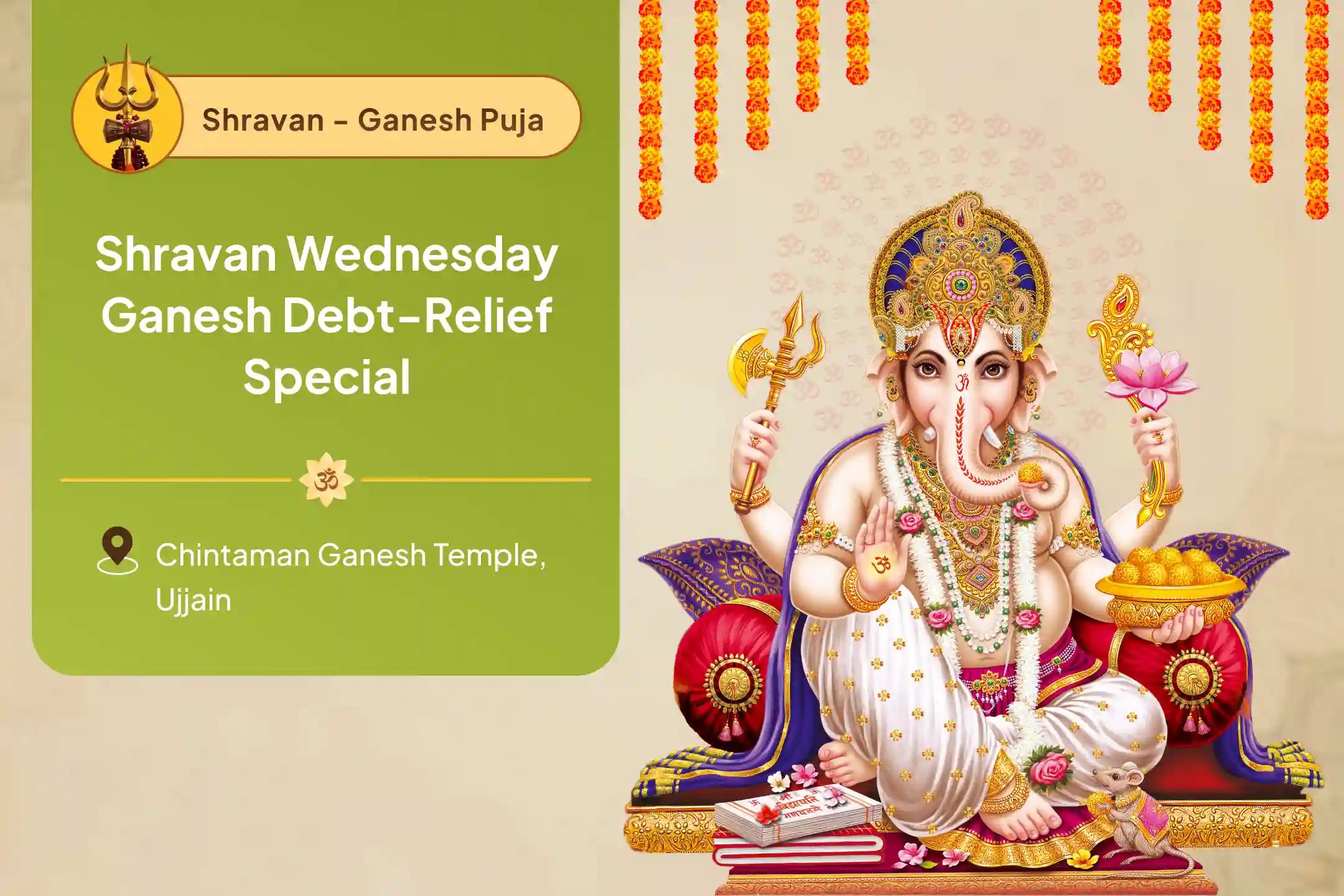 Wednesday Ganesh Debt-Relief Special Rin Nashak Ganesh Stotra Path, 1008 Ganesh Durva Archana and 108 Modak Arpan for Blessings of Debt-Relief and Overcoming Negativity
