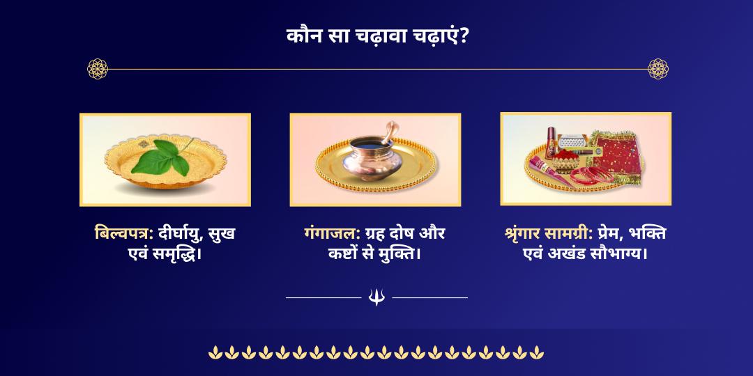 श्रावण मंगला गौरी व्रत गौरी-केदारेश्वर चढ़ावा