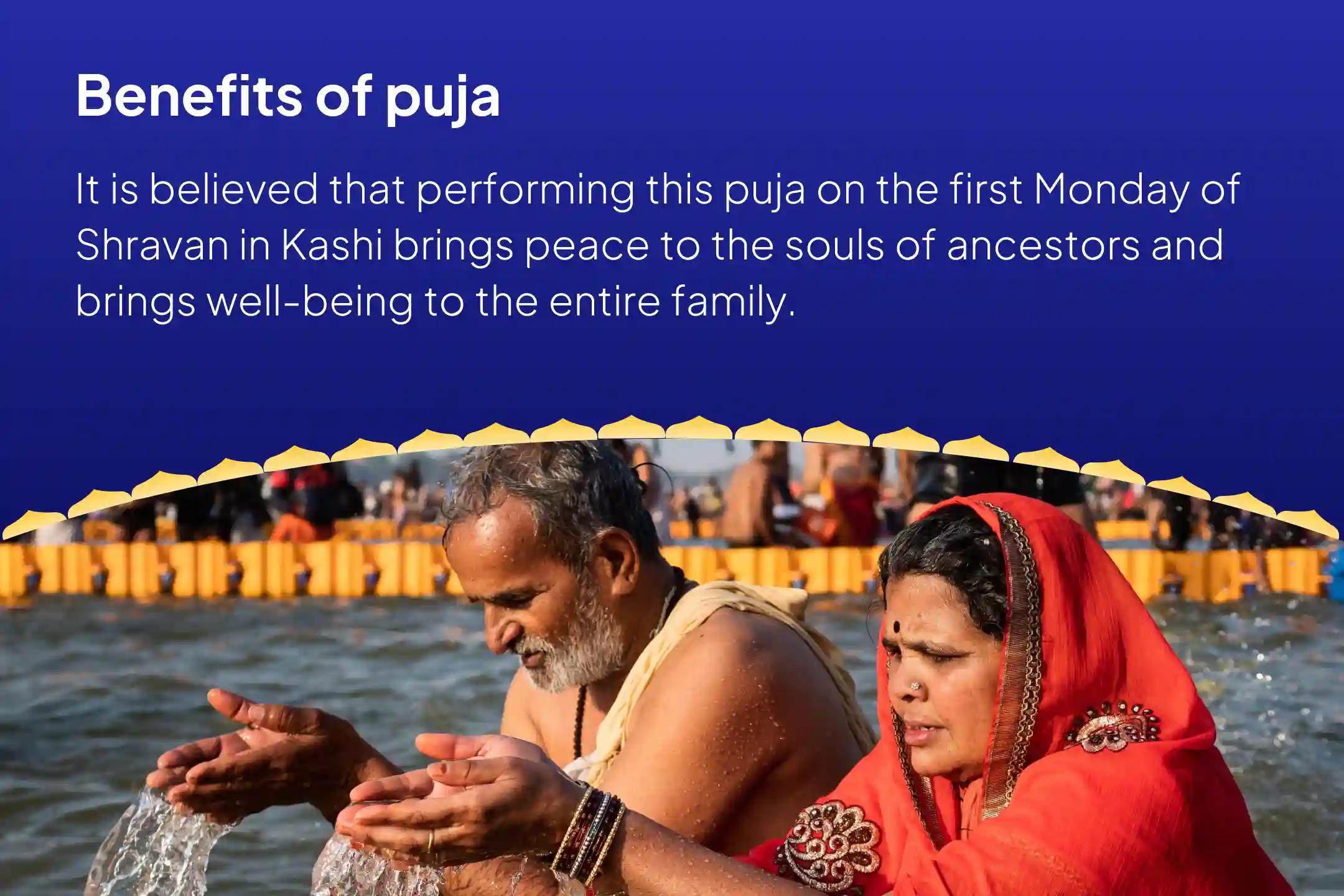  Shravan Kashi Moksha Special Pitru Dosh Shanti Puja and Kashi Ganga Aarti For liberation of ancestral karmas and peace