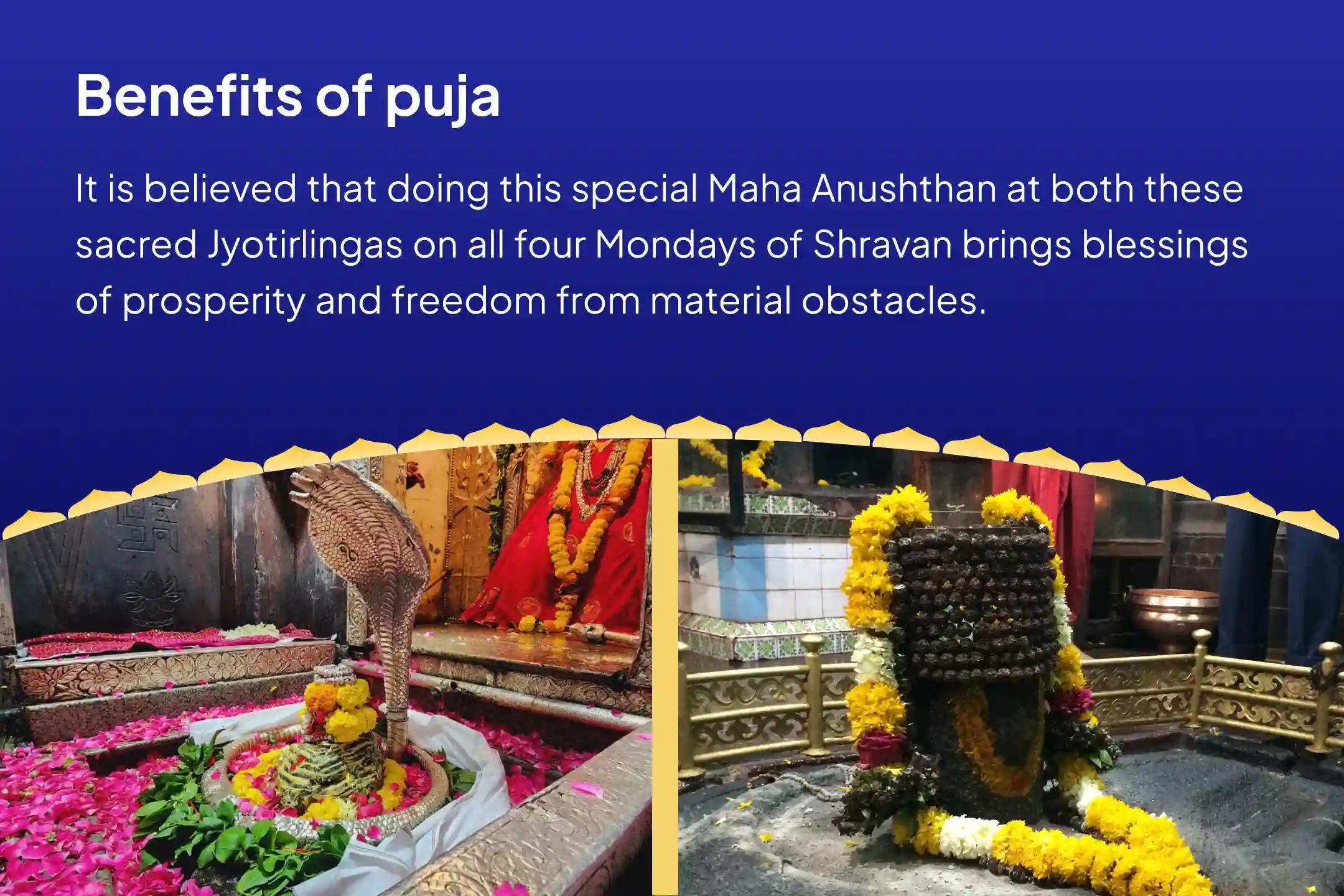 Shravan 4 Mondays 2 Jyotirlingas Special 4 Shravan Mondays Rudrabhishek at Omkareshwar and Grishneshwar Jyotirlinga For Blessings of Abundance, Purpose, and Freedom from Material Hurdles