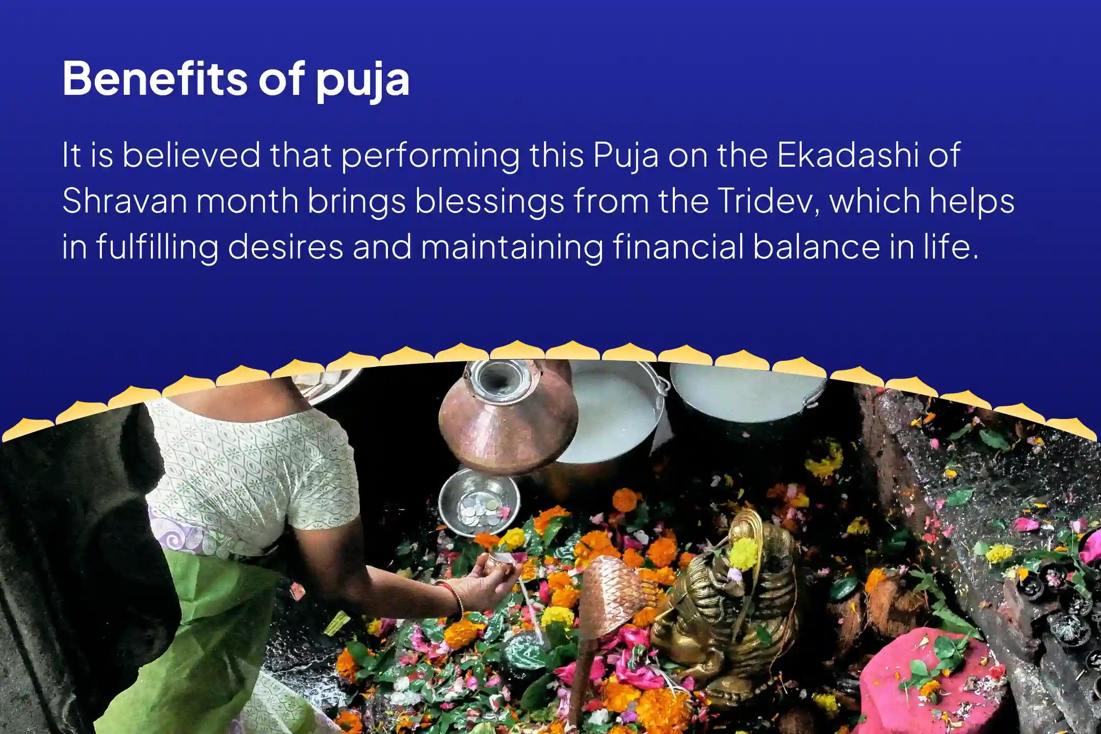 Shravan Ekadashi 2nd Monday Jyotirlinga Special Brahma, Vishnu and Mahesh (Shiva) Swayambhu Jyotirlinga Rudrabhishek Puja for Fulfilment of Life Desires and Financial Relief