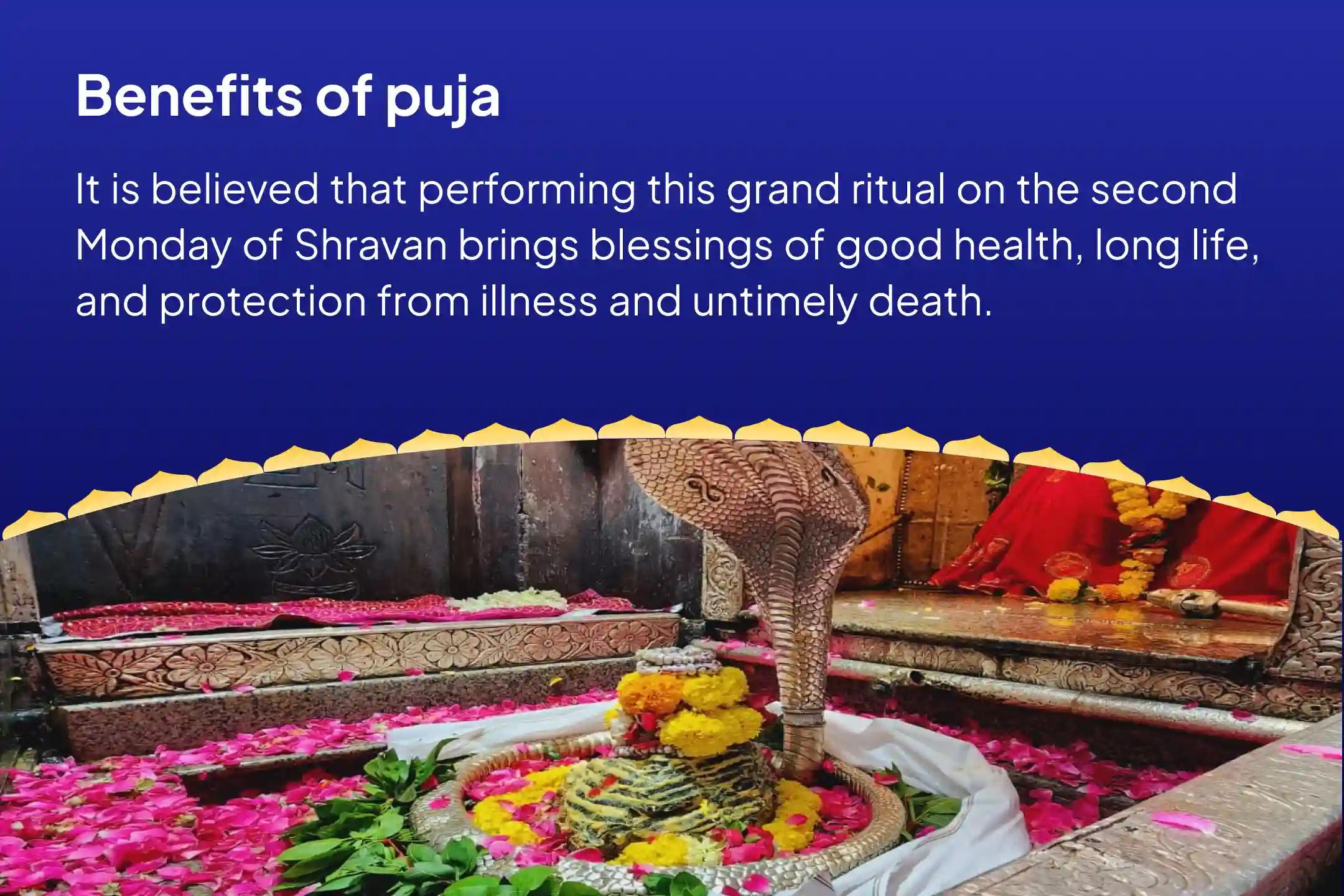 Shravan Jyotirlinga 1 Lakh 8 Thousand Jaaps by 21 Brahmins Special Omkareshwar 1,08,000 Mahamrityunjaya Mantra Jaap Maha Anushthan & Panchamrit Rudrabhishek for Healing, Longevity, and Protection From Illness and Untimely Death