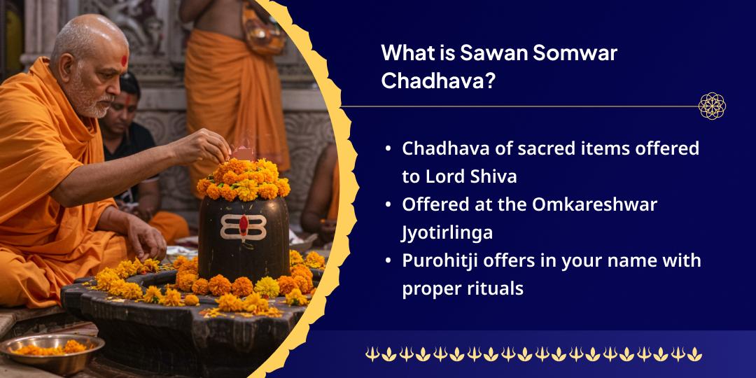 Sawan Somwar Omkareshwar Jyotirlinga Chadhava