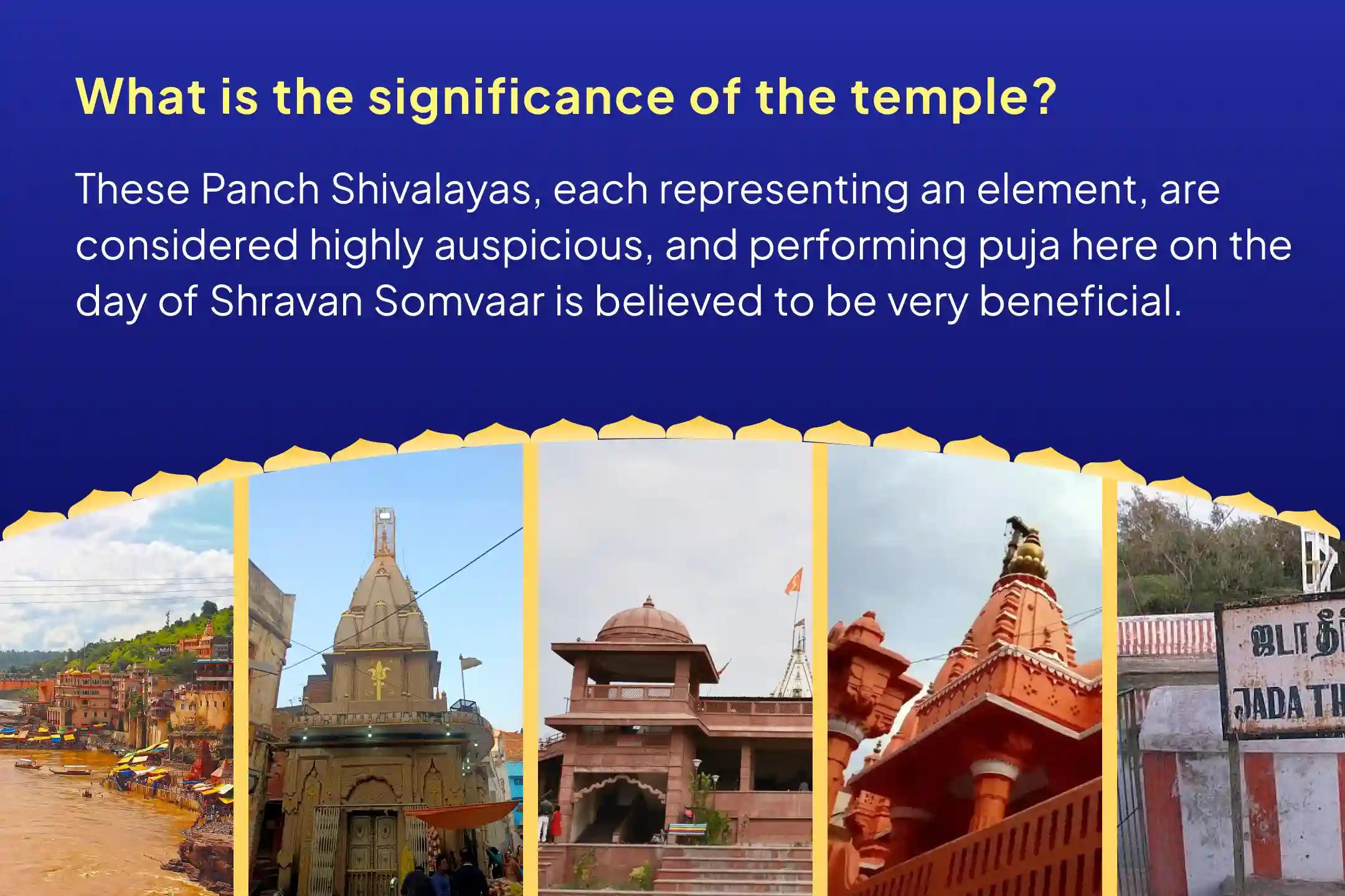 Sawan Second Somvaar Special - Panch Shivalaya Samyukta Special Panch Tatva (Prithvi, Jala, Vayu, Akaash, Agni) Maha Rudrabhishek at Five Sacred Shivalayas For Blessings of Good Health and Protection from Negative Influences