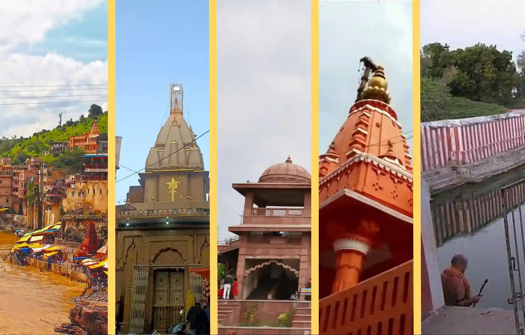 श्री ओंकारेश्वर ज्योतिर्लिंग मंदिर, श्री महामृत्युंजय महादेव मंदिर, श्री मंगलनाथ महादेव मंदिर, श्री पशुपतिनाथ महादेव मंदिर, श्री जटा तीर्थम, खंडवा, काशी, उज्जैन, हरिद्वार, रामनाथपुरम