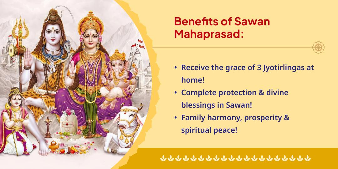Sawan Tri-Jyotirlinga Blessed Mahaprasad Home Delivery