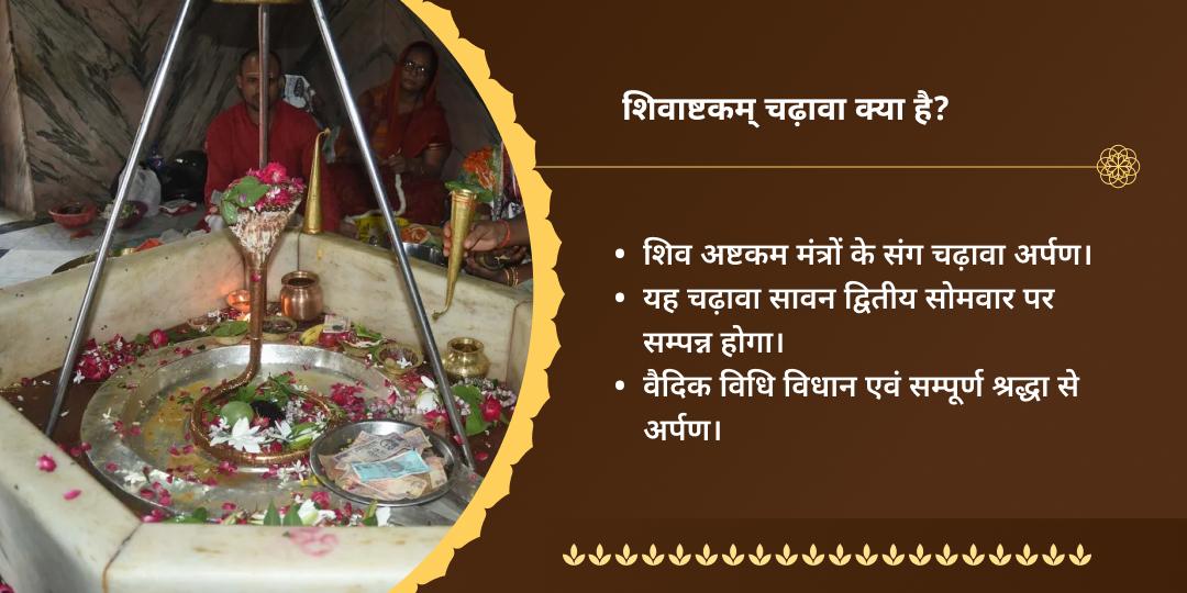 सावन सोमवार शिवाष्टकम् सिद्धिप्रदायक चढ़ावा
