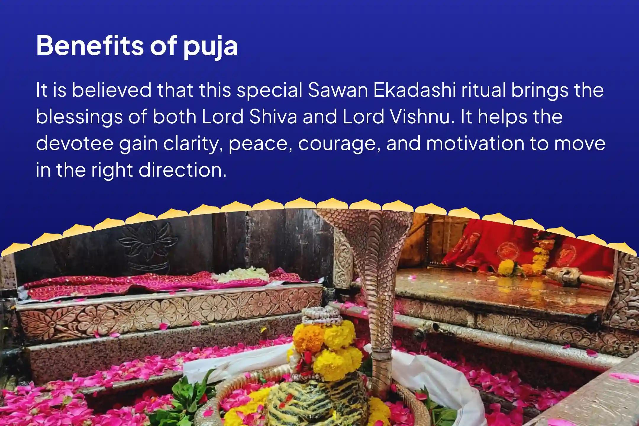 Sawan Ekadashi - Shiva-Vishnu Jyotirlinga Sawan Ekadashi - Shiva-Vishnu Jyotirlinga for Clarity, Courage, and Calm