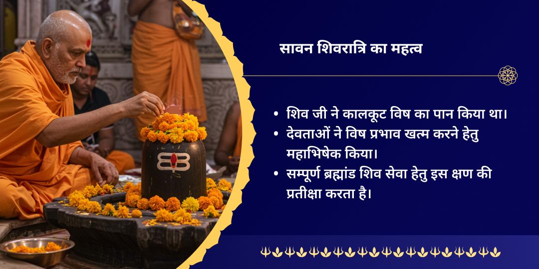 सावन शिवरात्रि ओंकारेश्वर ज्योतिर्लिंग शिवार्पण सेवा