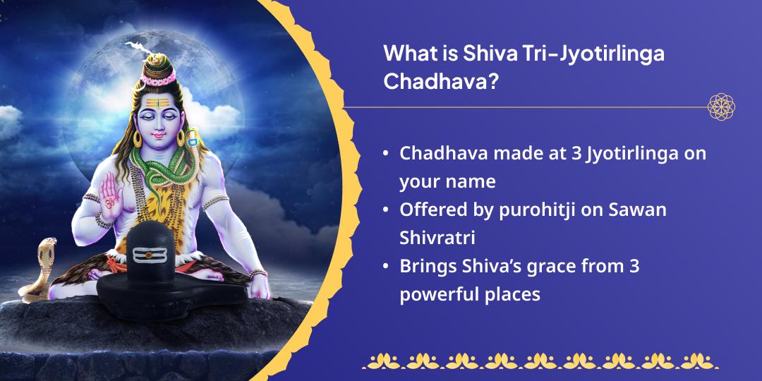 Sawan Shivratri Shiva Tri Jyotirlinga Chadhava