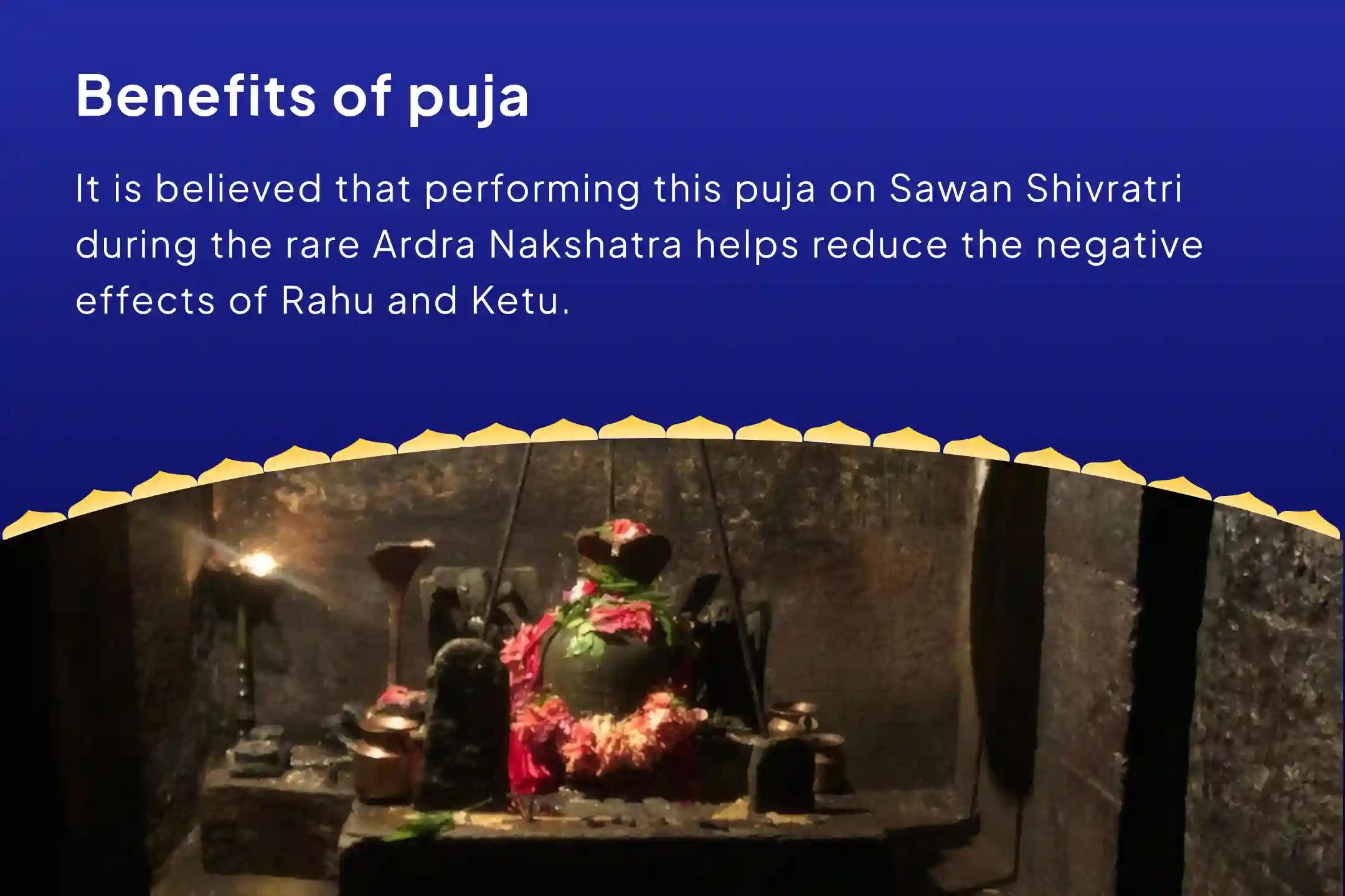 Rahu-Ketu Nakshatra & Sawan Shivratri Special Rahu-Ketu Dosha Shanti Puja and Shiva Rudrabhishek To receive blessings for mental clarity and improved decision-making
