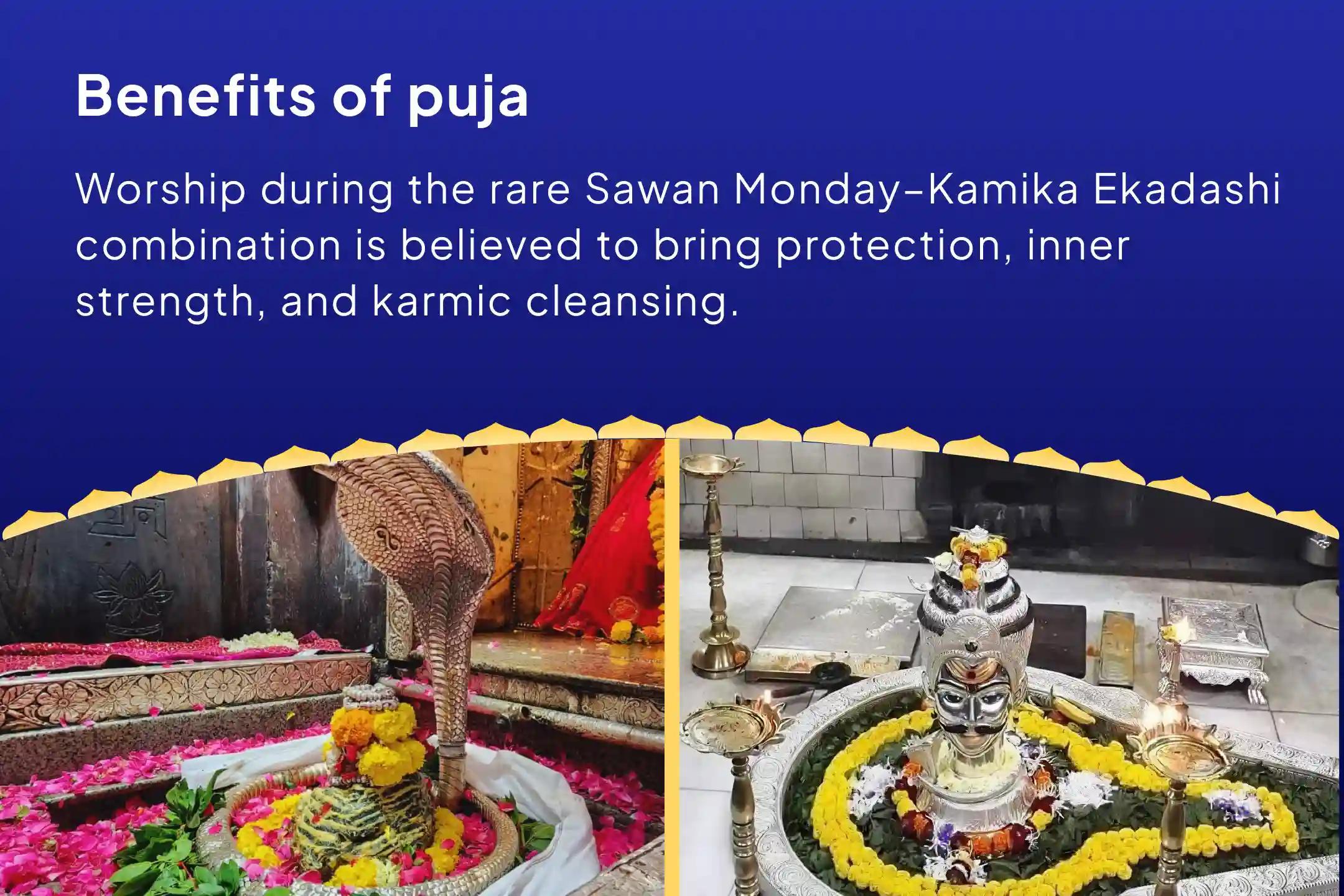 Sawan Shivratri Special – 12-Hour Special Puja on Sawan Monday 2 Jyotirlingas – 12-Hour, 4-Prahar Special Puja for protection, emotional healing, clarity, and karmic cleansing