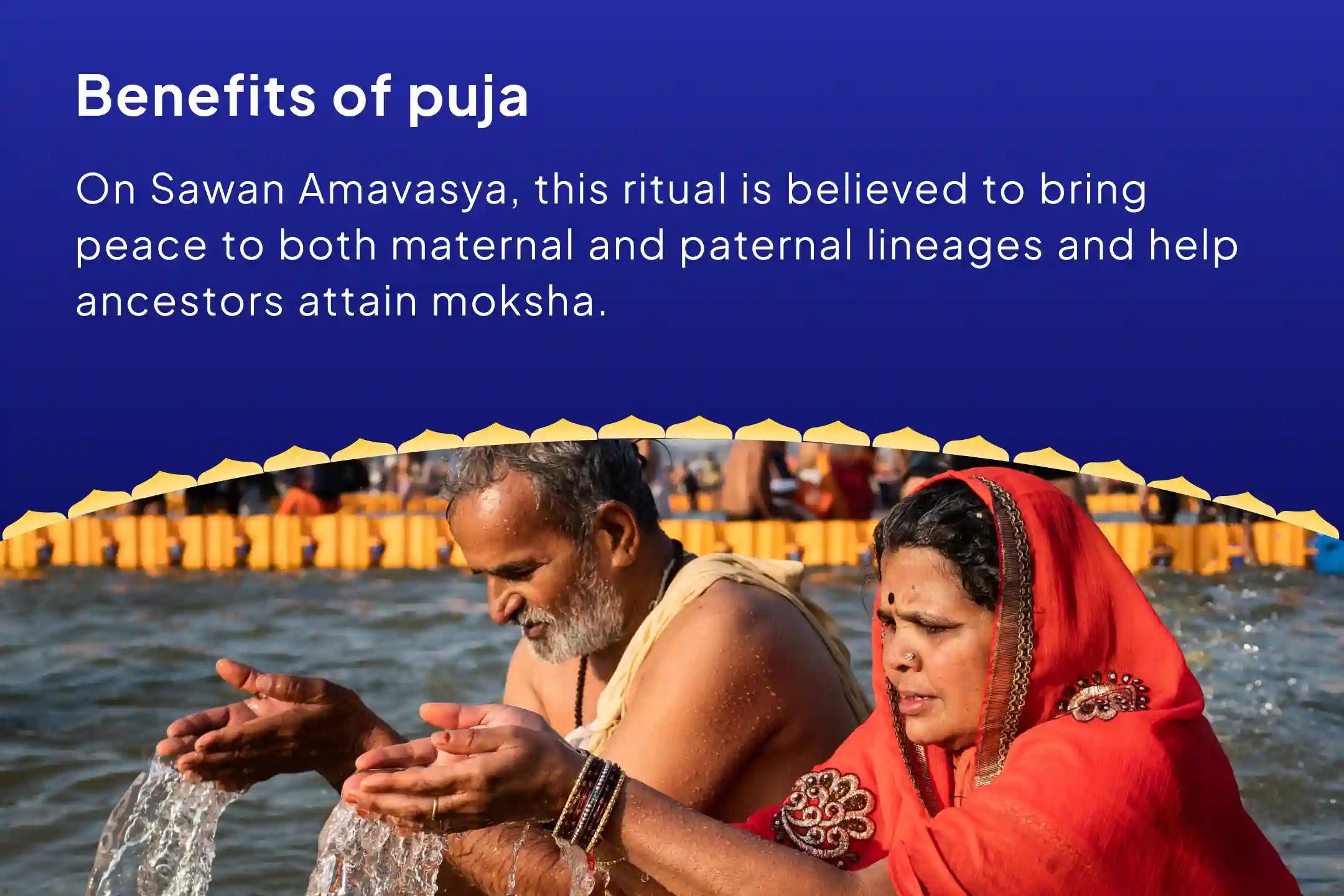 Sawan - Pitru Mukti and Blessings - 3 Moksha Tirth Amavasya Special Kashi-Rameshwaram-Gokarna Amavasya Pitru Shanti Puja and Yagya For peace across both mother’s and father’s lineages