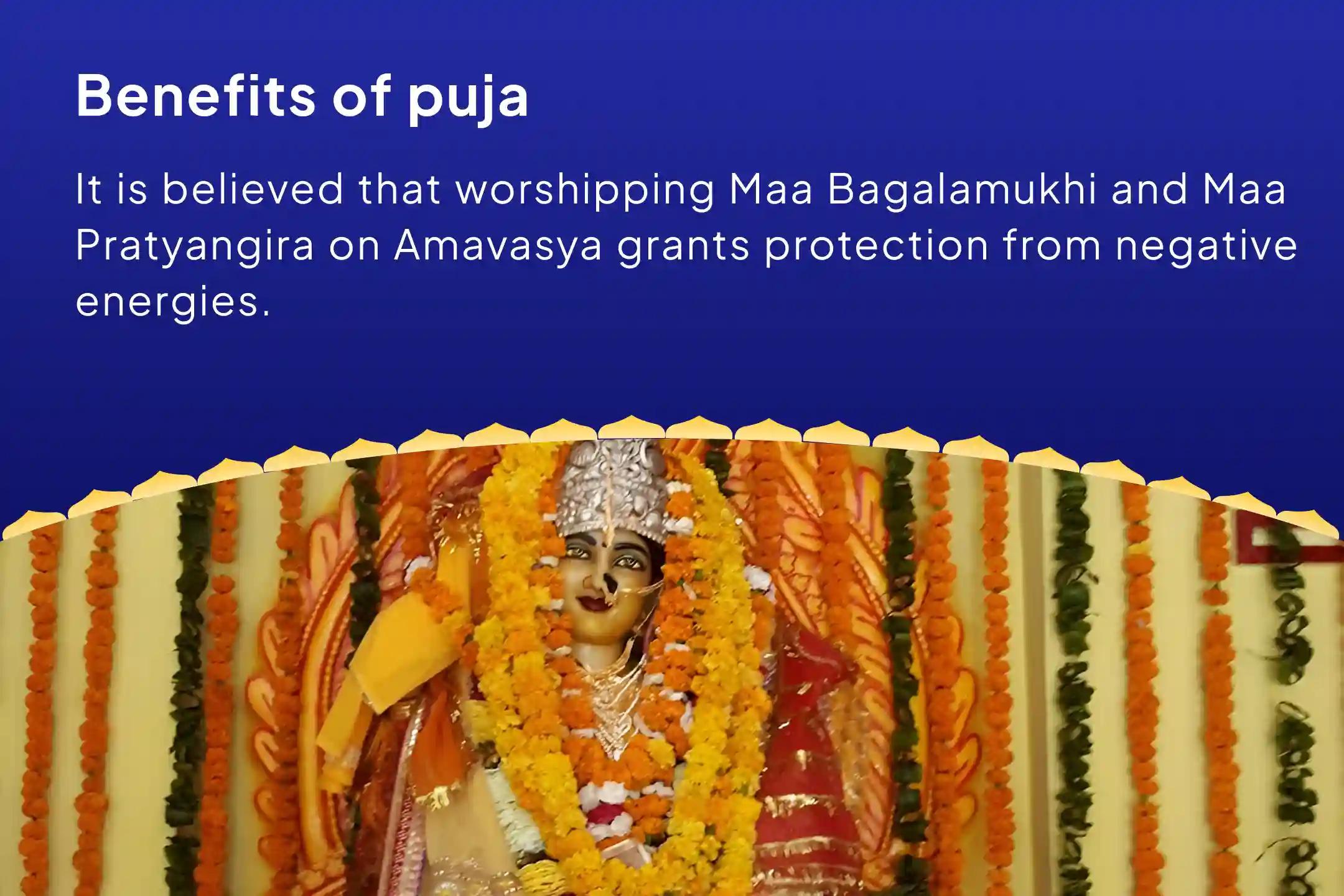 Sawan Amavasya 36 Brahmin Mahanushthan Bagalamukhi-Pratyangira Kavach Path, 1,25,000 Bagalamukhi Mool Mantra Jaap and Havan For Devi's Protection to Repel Malevolent Energies and Negative Influences