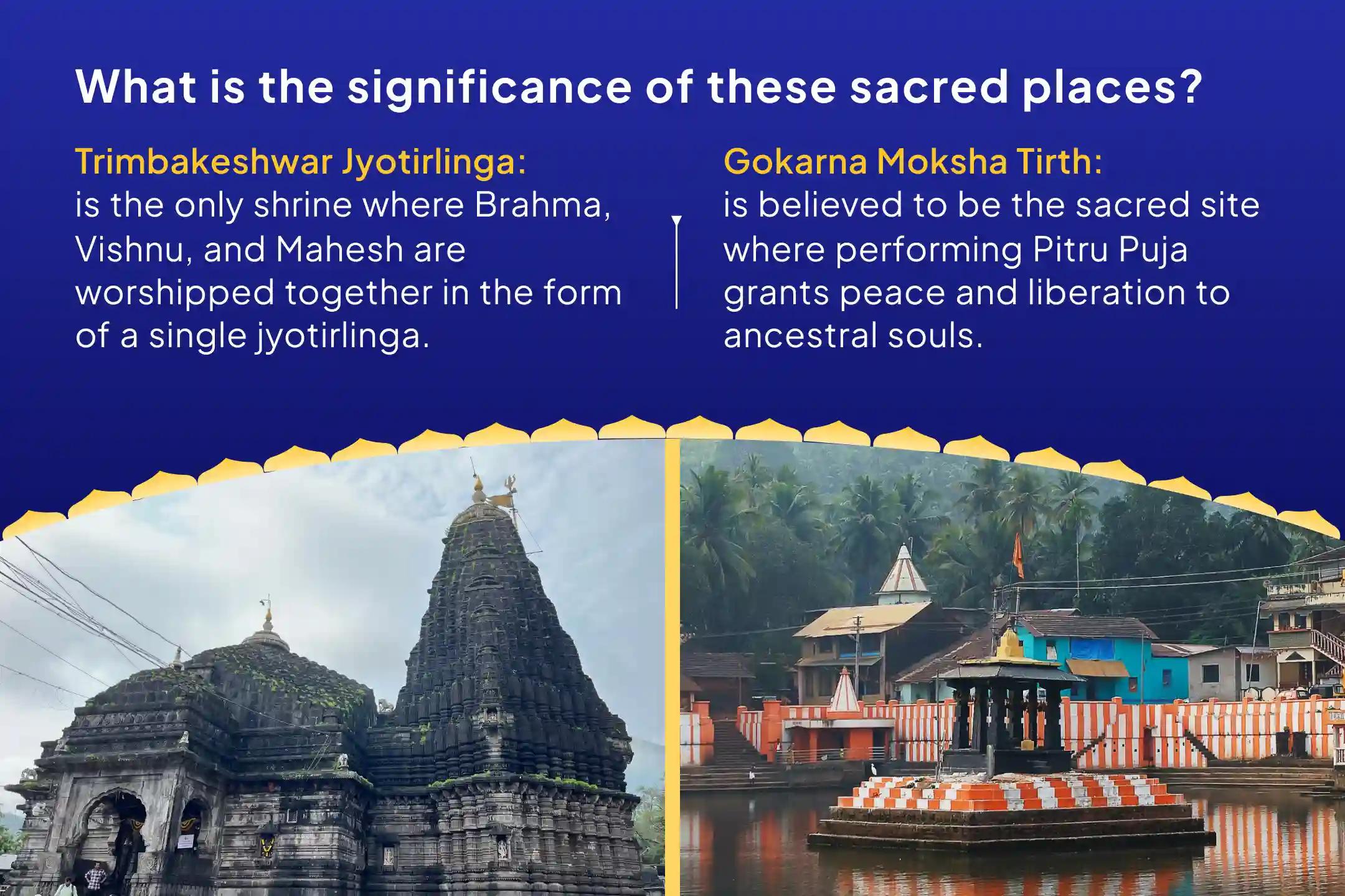 Sawan Shradh Amavasya Jyotirlinga and Moksha Tirth Special Trimbakeshwar Rudrabhishek and Gokarna Pitru Dosh Nivaran Puja to Liberate the soul of your Ancestors and lead a peaceful life