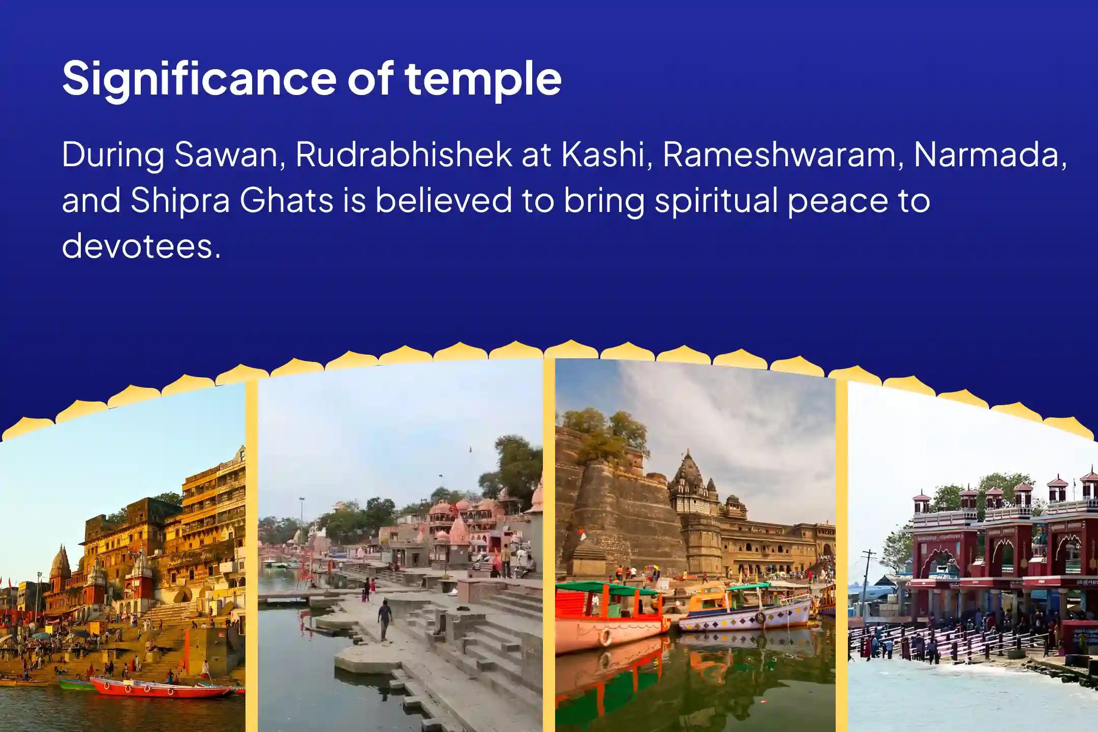 Sawan Masik Shivratri : 4 Tirth Special Ganga, Narmada, Shipra and Rameshwaram Ghat 108 Shivlinga Rudrabhishek and Rudra Yagya to Receive Blessings for Peace, Protection, and Positivity