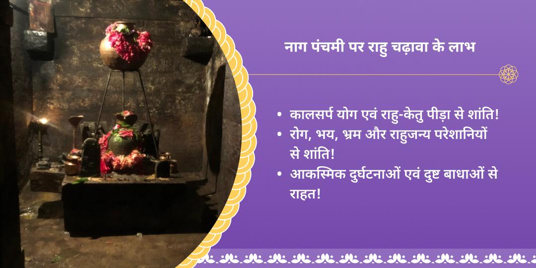 नाग पंचमी राहु दोष शांति पैंठाणी चढ़ावा