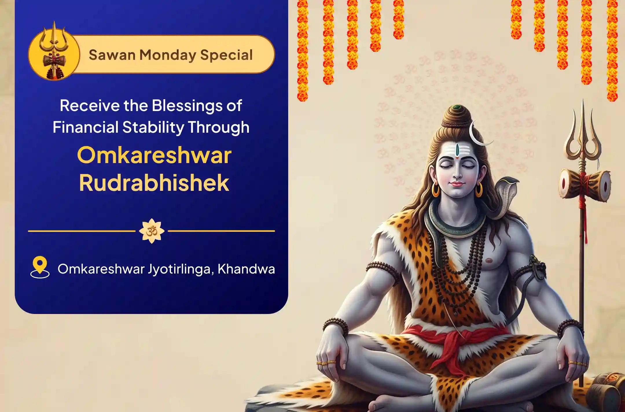 Jyotirlinga Sawan Monday Special Omkareshwar Rudrabhishek for fulfillment of desires and financial stability